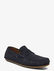 Tommy Hilfiger - CASUAL HILFIGER SUEDE DRIVER - buty wiosenne - desert sky - 0