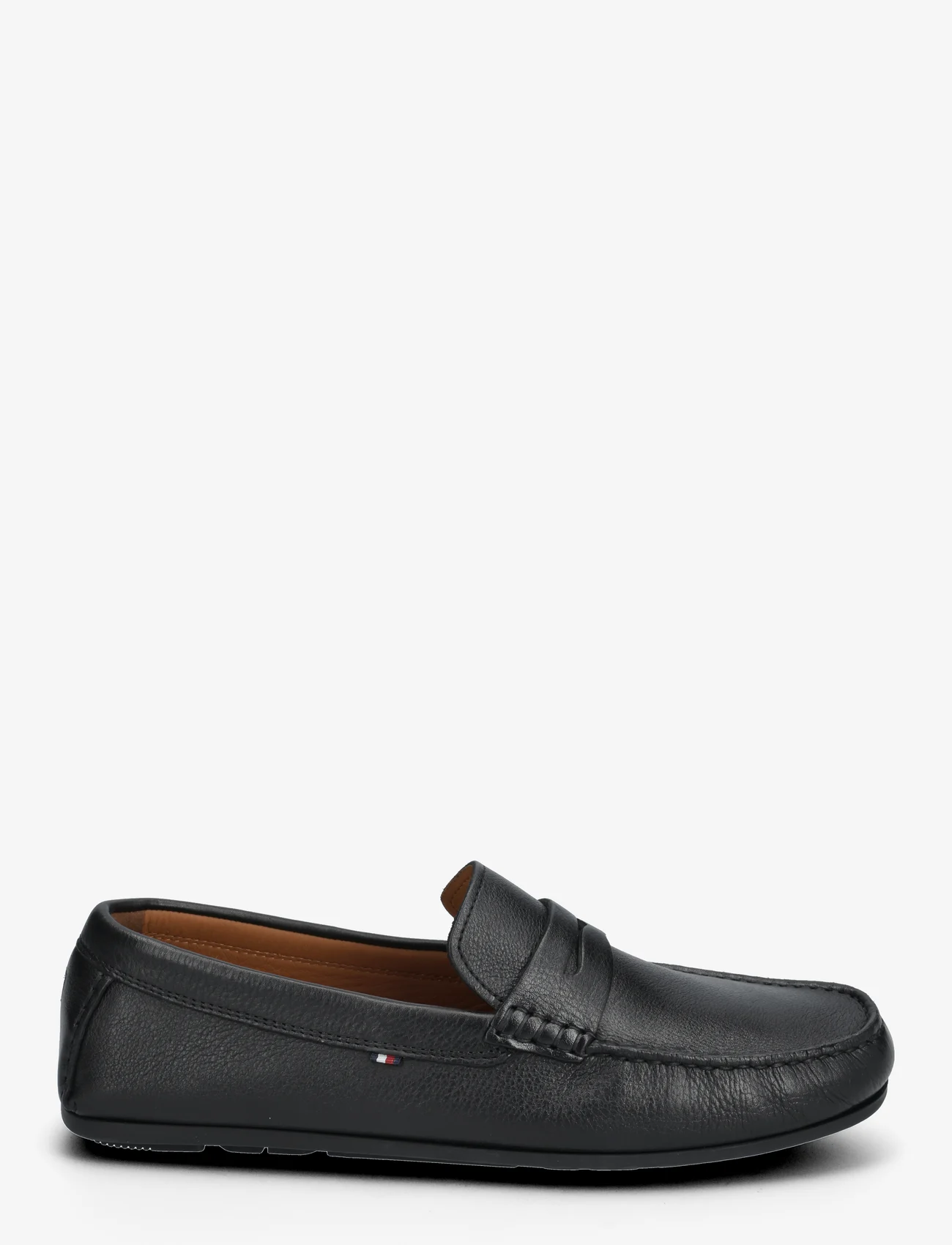 Tommy Hilfiger - CASUAL HILFIGER LEATHER DRIVER - buty wiosenne - black - 1