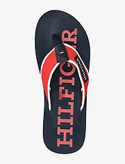 Tommy Hilfiger - PATCH HILFIGER BEACH SANDAL - flip-flops - primary red - 3