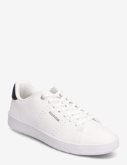 Tommy Hilfiger - COURT CUP LTH PERF DETAIL - nette sneakers - white - 0