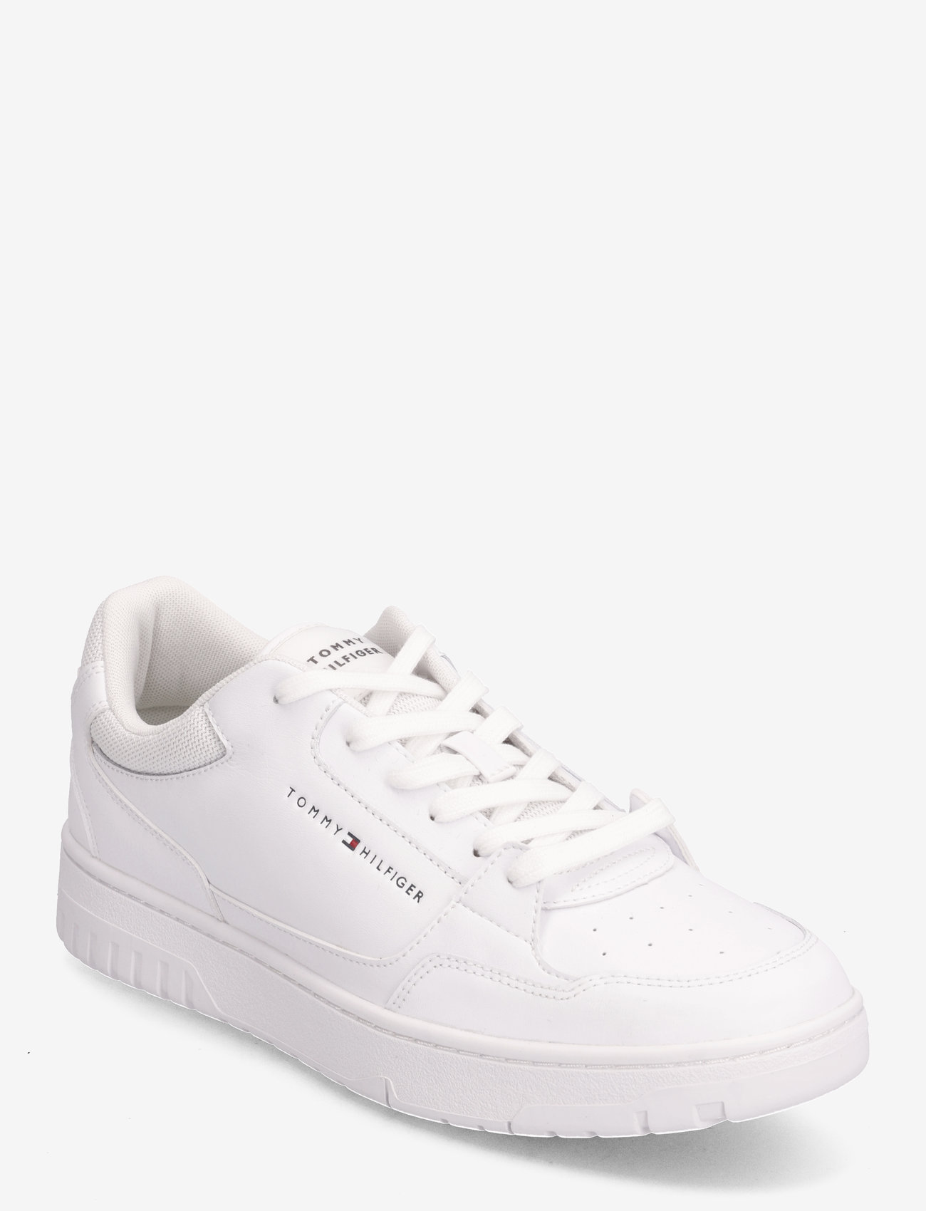 Tommy Hilfiger - TH BASKET CORE LEATHER ESS - lave sneakers - white - 0