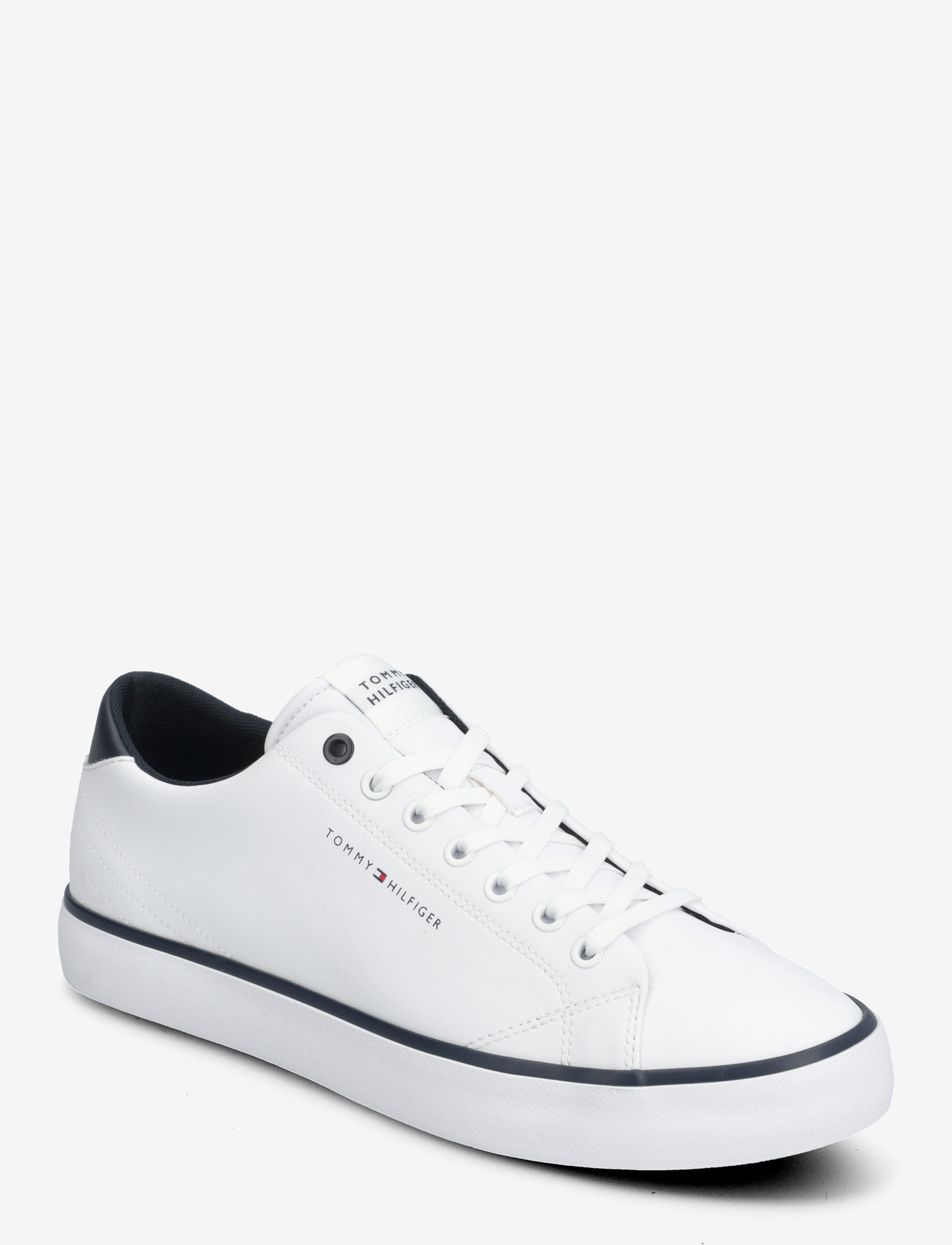 Tommy Hilfiger - TH HI VULC CORE LOW LEATHER - lave sneakers - white - 0