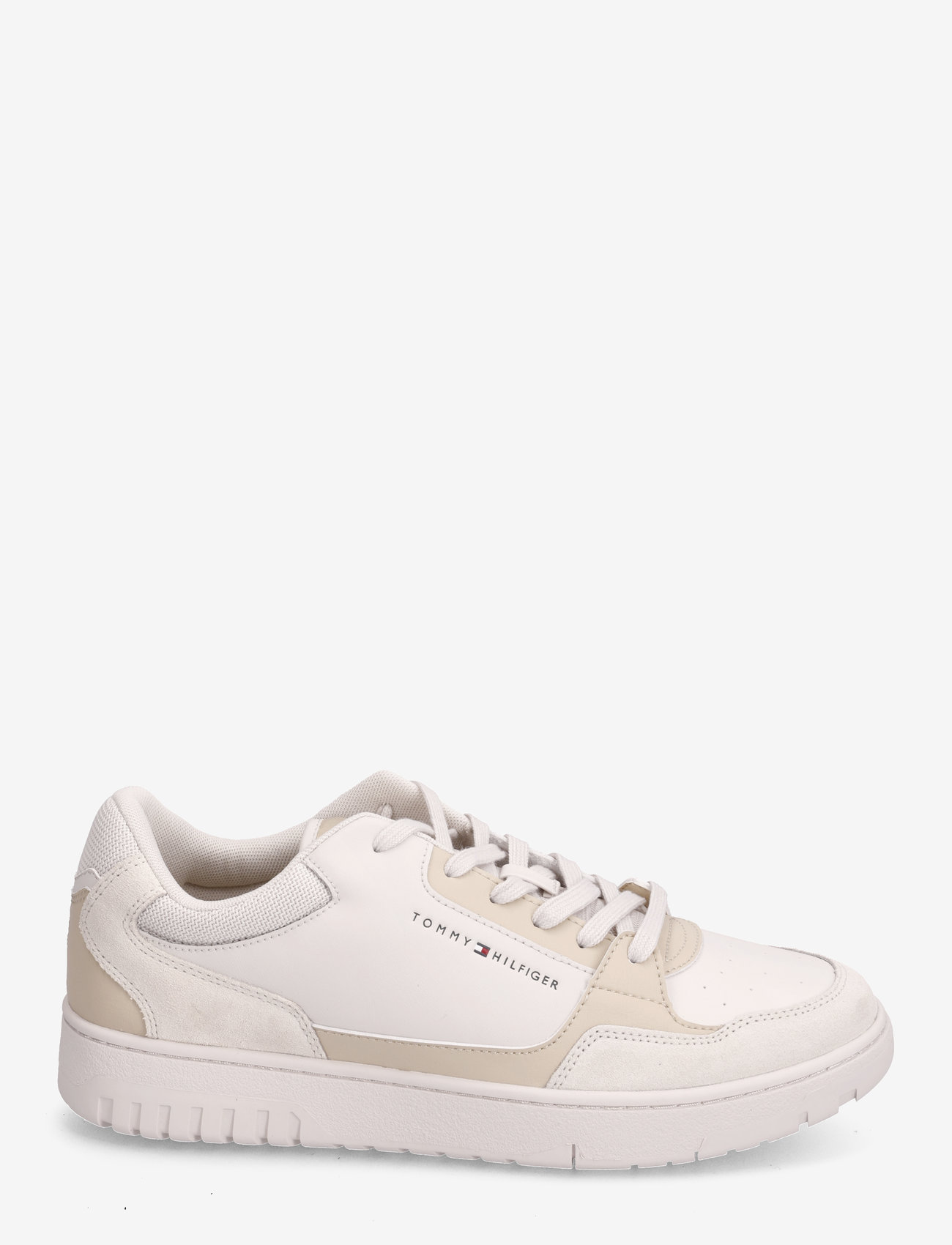 Tommy Hilfiger - TH BASKET CORE LTH MIX ESS - laag sneakers - misty coast - 1
