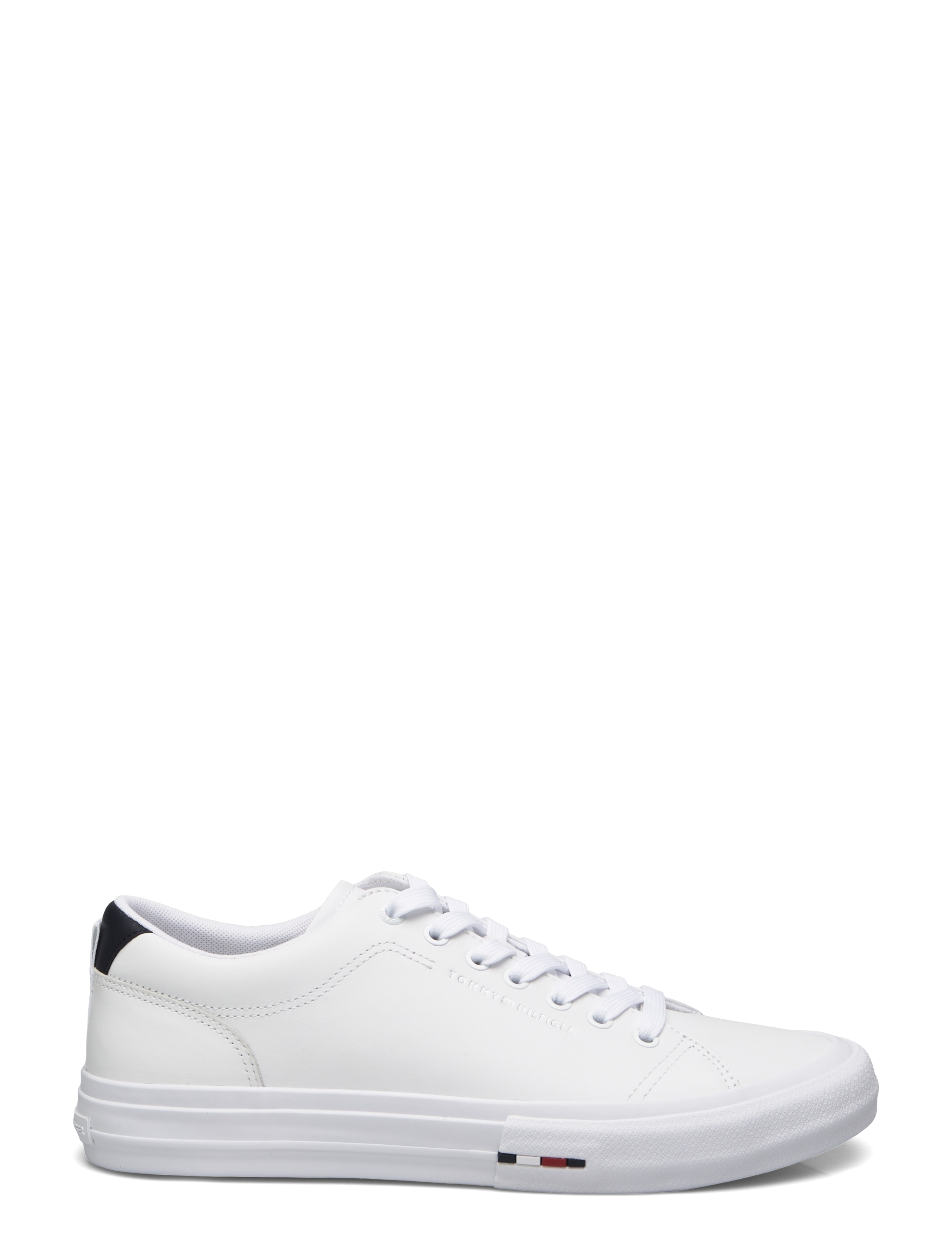Tommy Hilfiger - TH HI VULC STREET LTH PATCH - white/desert sky - 1