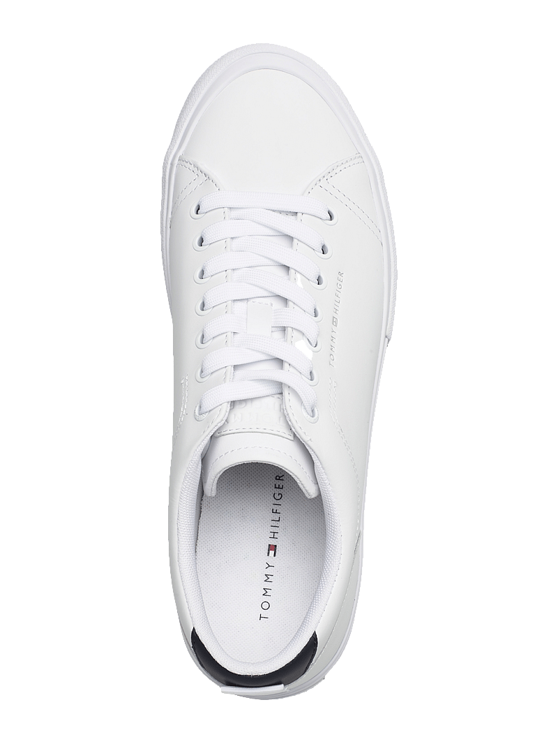 Tommy Hilfiger - TH HI VULC STREET LTH PATCH - niedriger schnitt - white/desert sky - 3