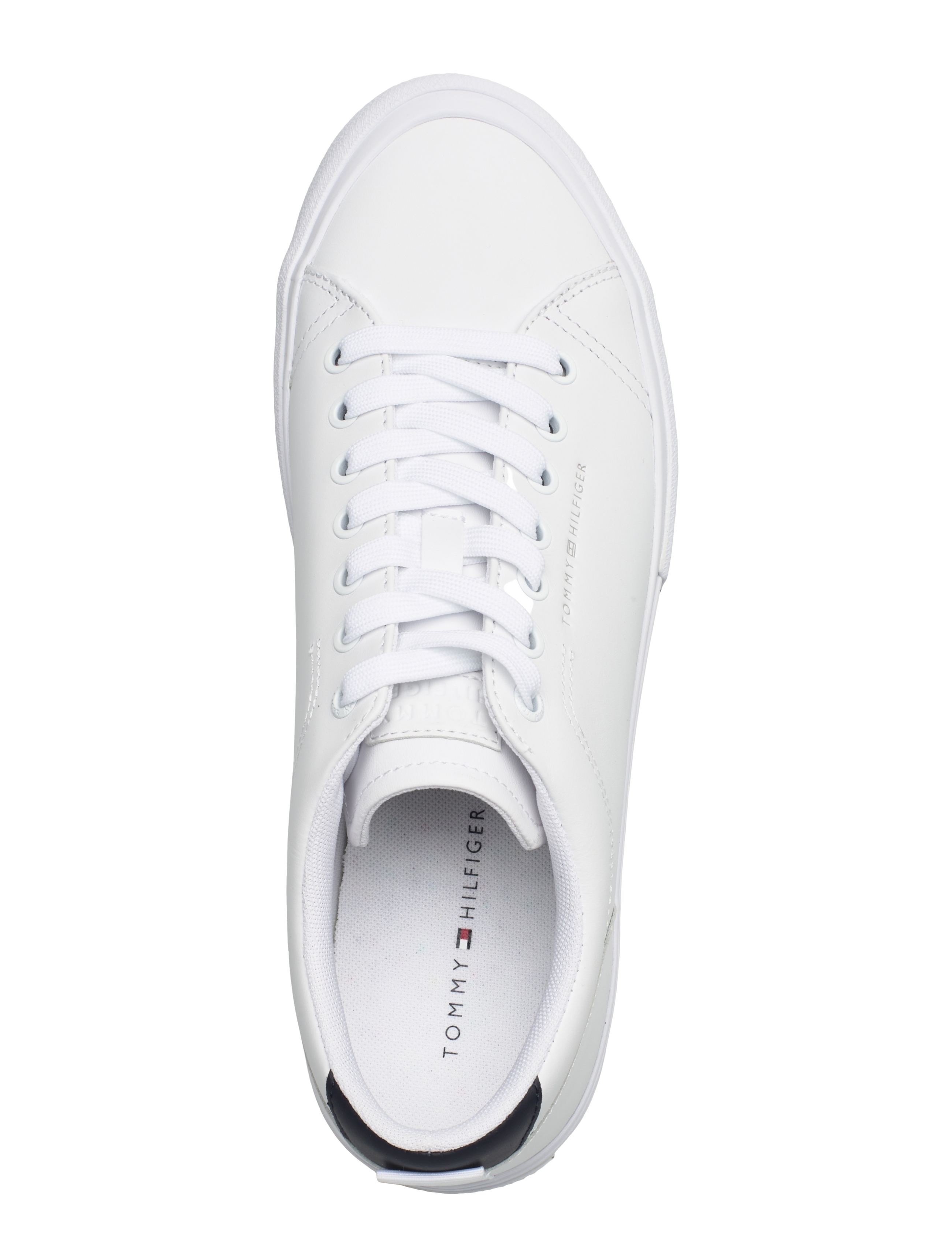 Tommy Hilfiger - TH HI VULC STREET LTH PATCH - white/desert sky - 3