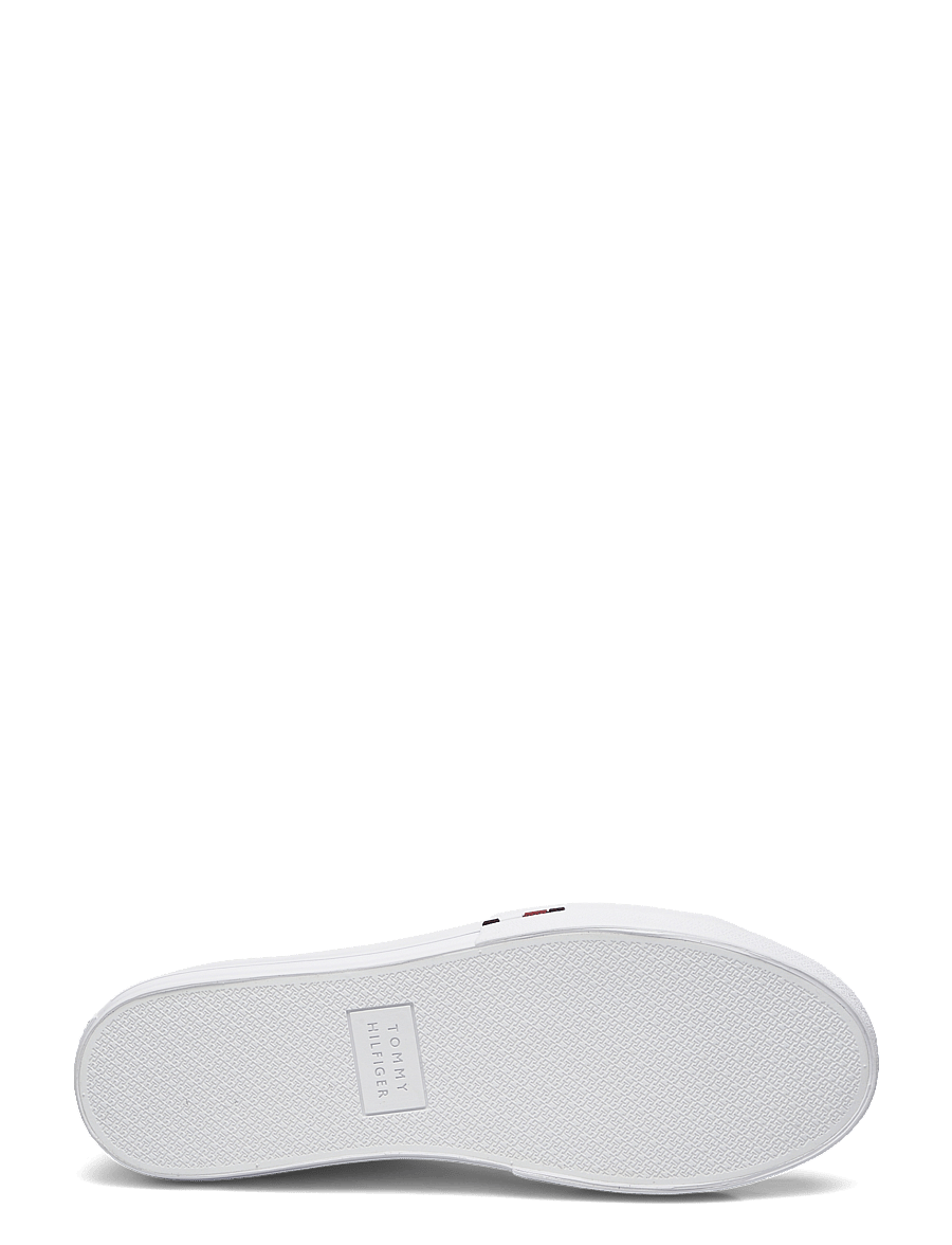 Tommy Hilfiger - TH HI VULC STREET LTH PATCH - niedriger schnitt - white/desert sky - 4