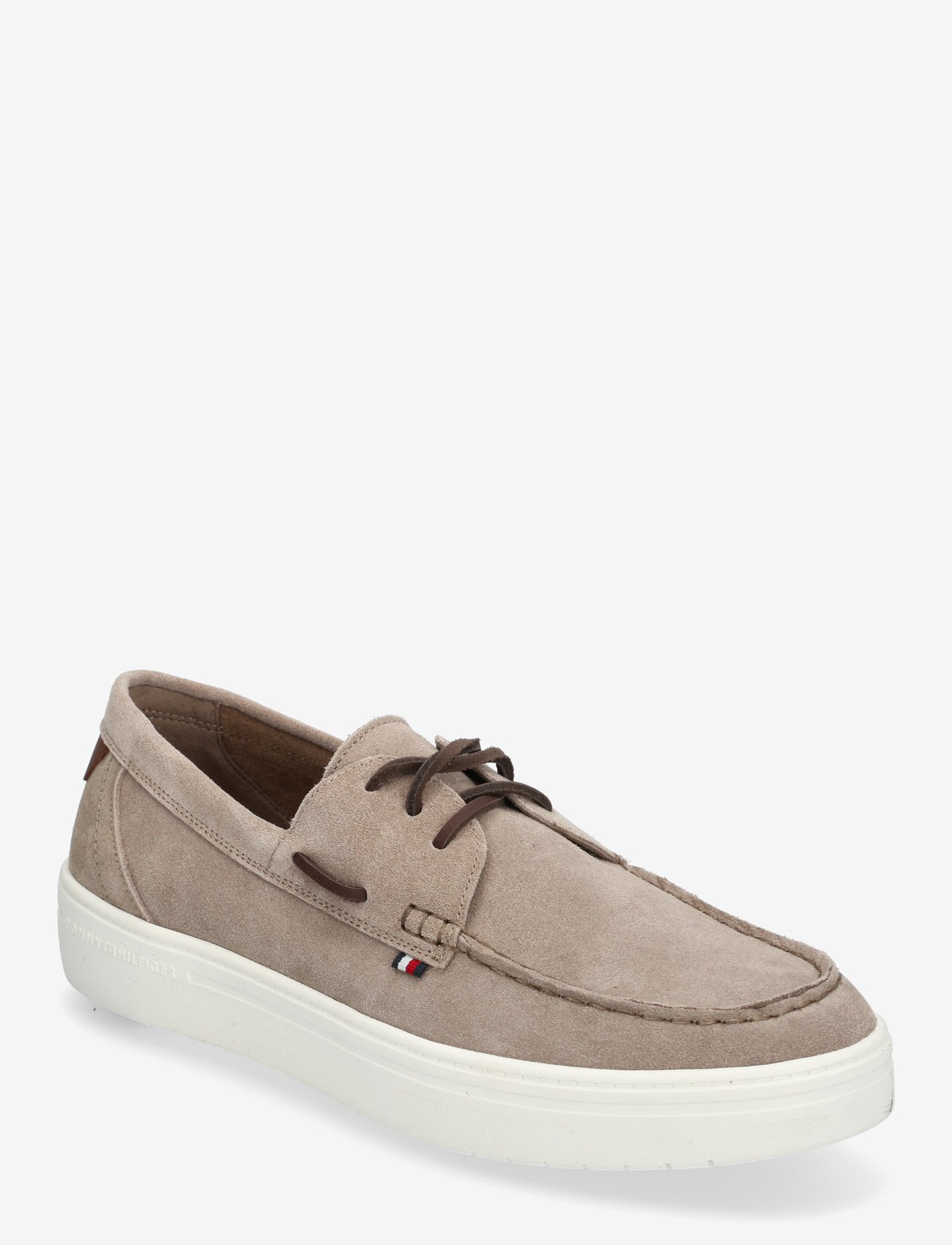 Tommy Hilfiger - MODERN LIGHT HYBRID SUEDE BOAT S - shoppa efter tillfälle - coastal taupe - 0