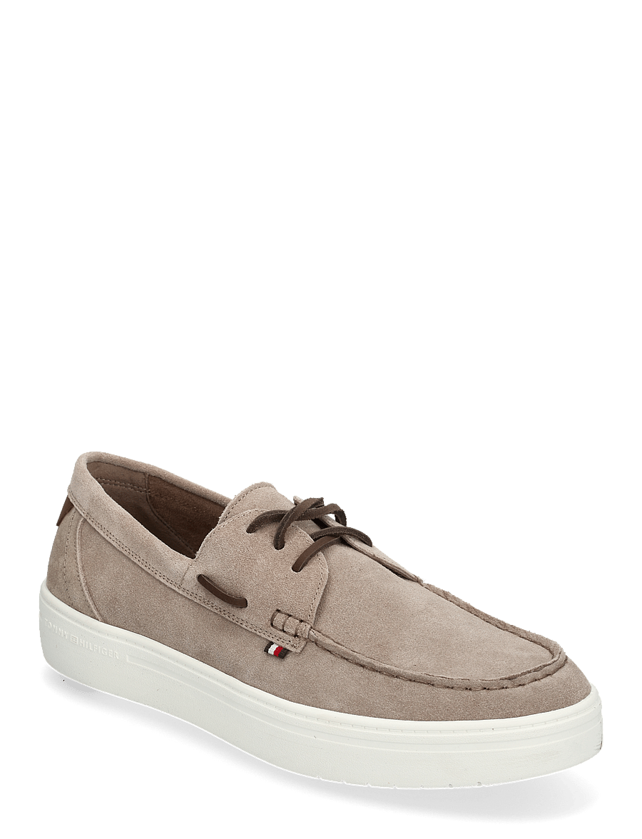 Tommy Hilfiger - MODERN LIGHT HYBRID SUEDE BOAT S - coastal taupe - 0