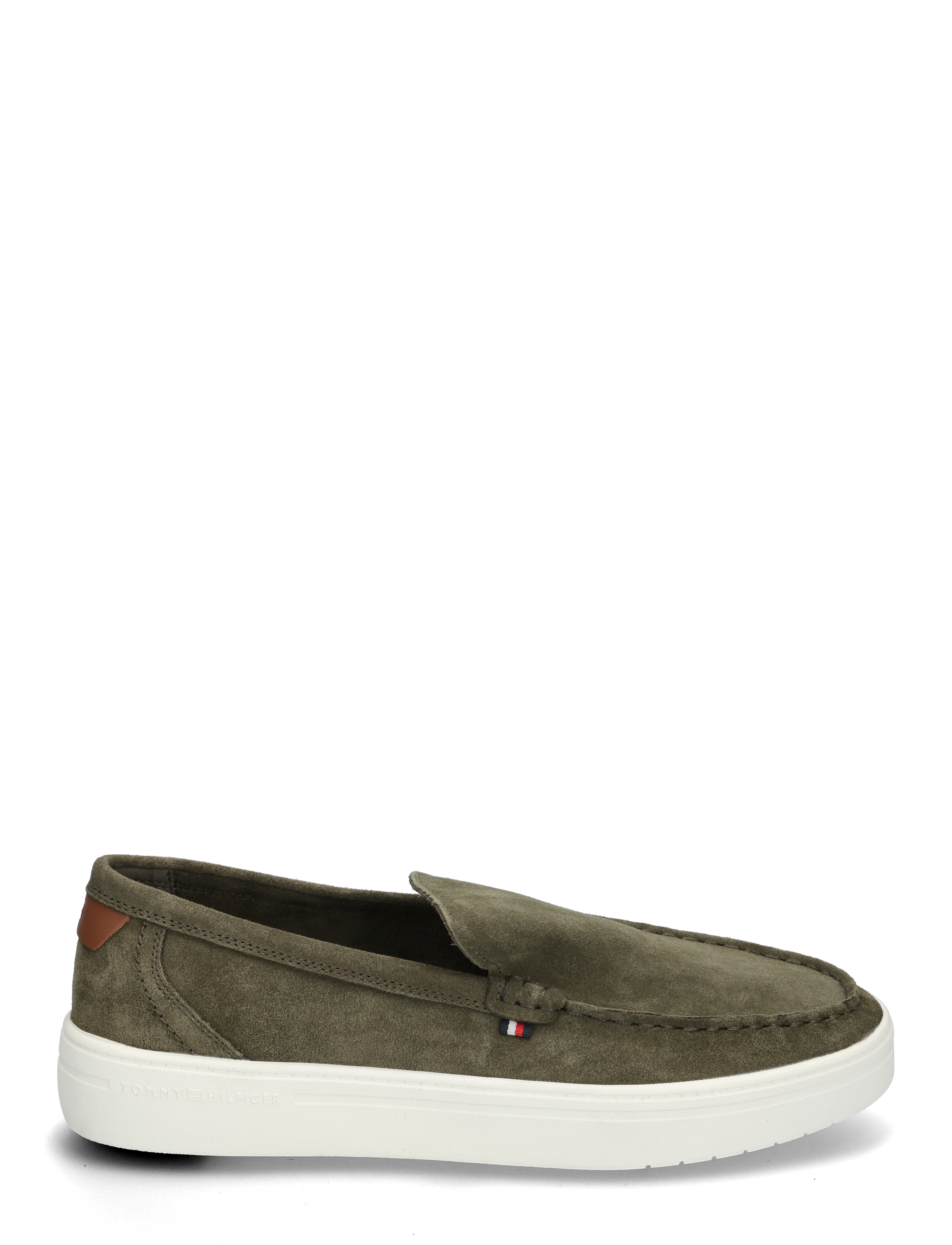 Tommy Hilfiger - MODERN LIGHT HYBRID SUEDE LOAFER - army green - 1