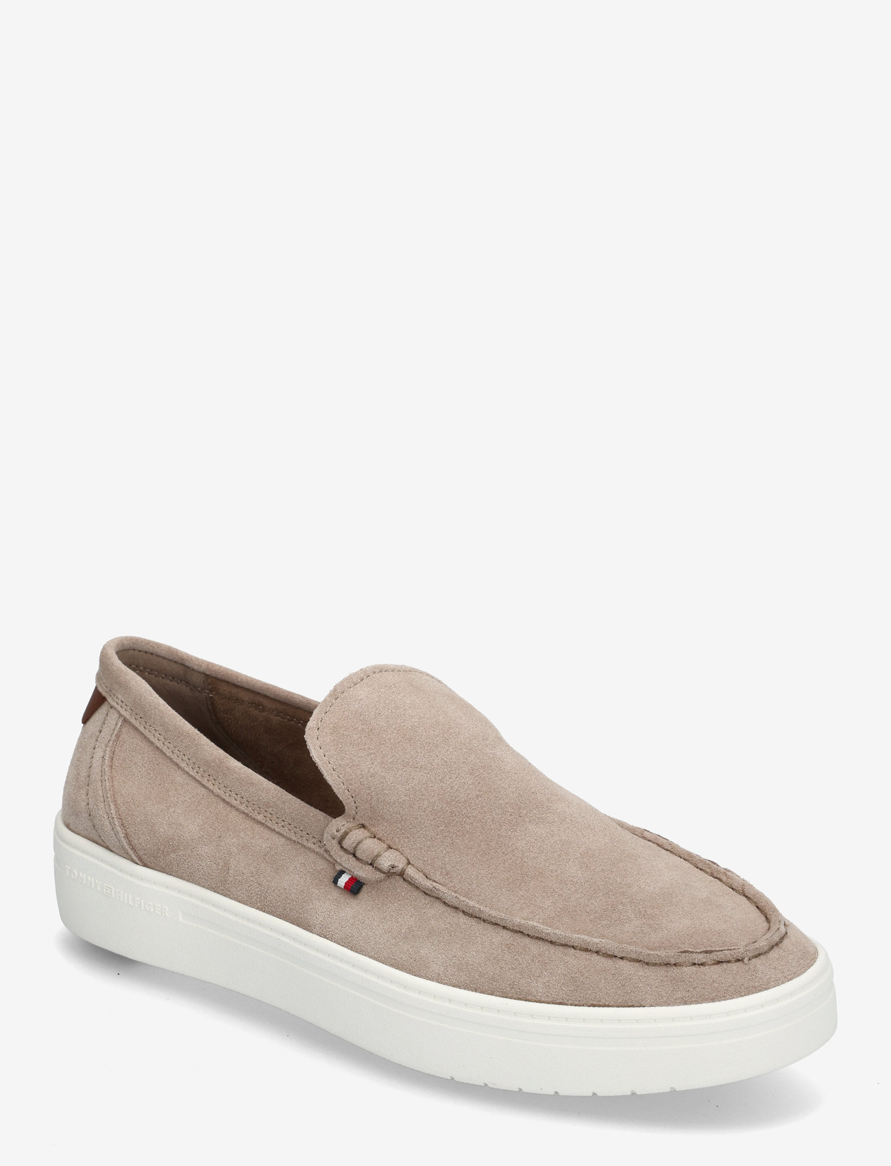 Tommy Hilfiger - MODERN LIGHT HYBRID SUEDE LOAFER - osta tilaisuuden mukaan - coastal taupe - 0