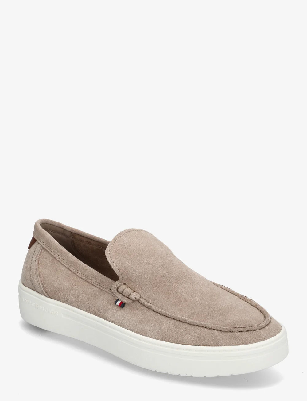 Tommy Hilfiger - MODERN LIGHT HYBRID SUEDE LOAFER - shoppa efter tillfälle - coastal taupe - 0