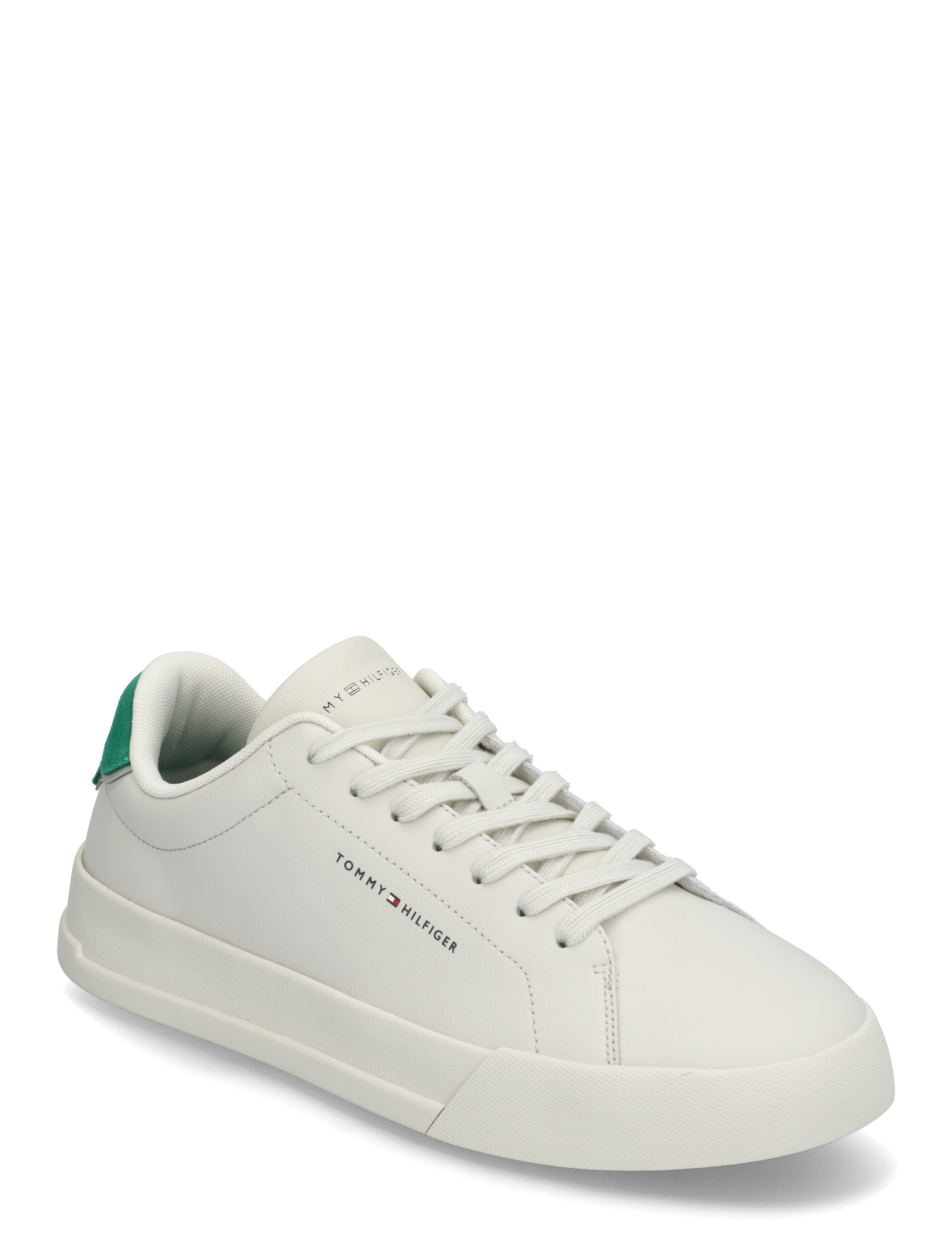 Tommy Hilfiger TH COURT CORE ESS LEATHER - Tommy Hilfiger - ALABASTER / white
