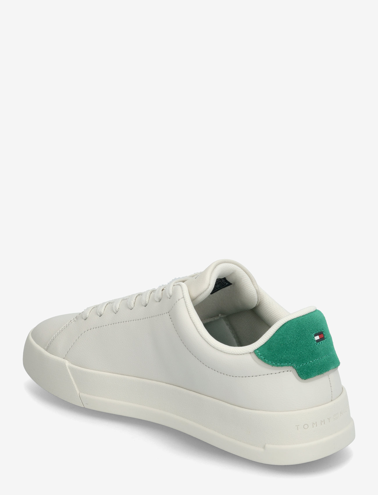 Tommy Hilfiger - TH COURT LTH DETAIL ESS - lave sneakers - alabaster - 2