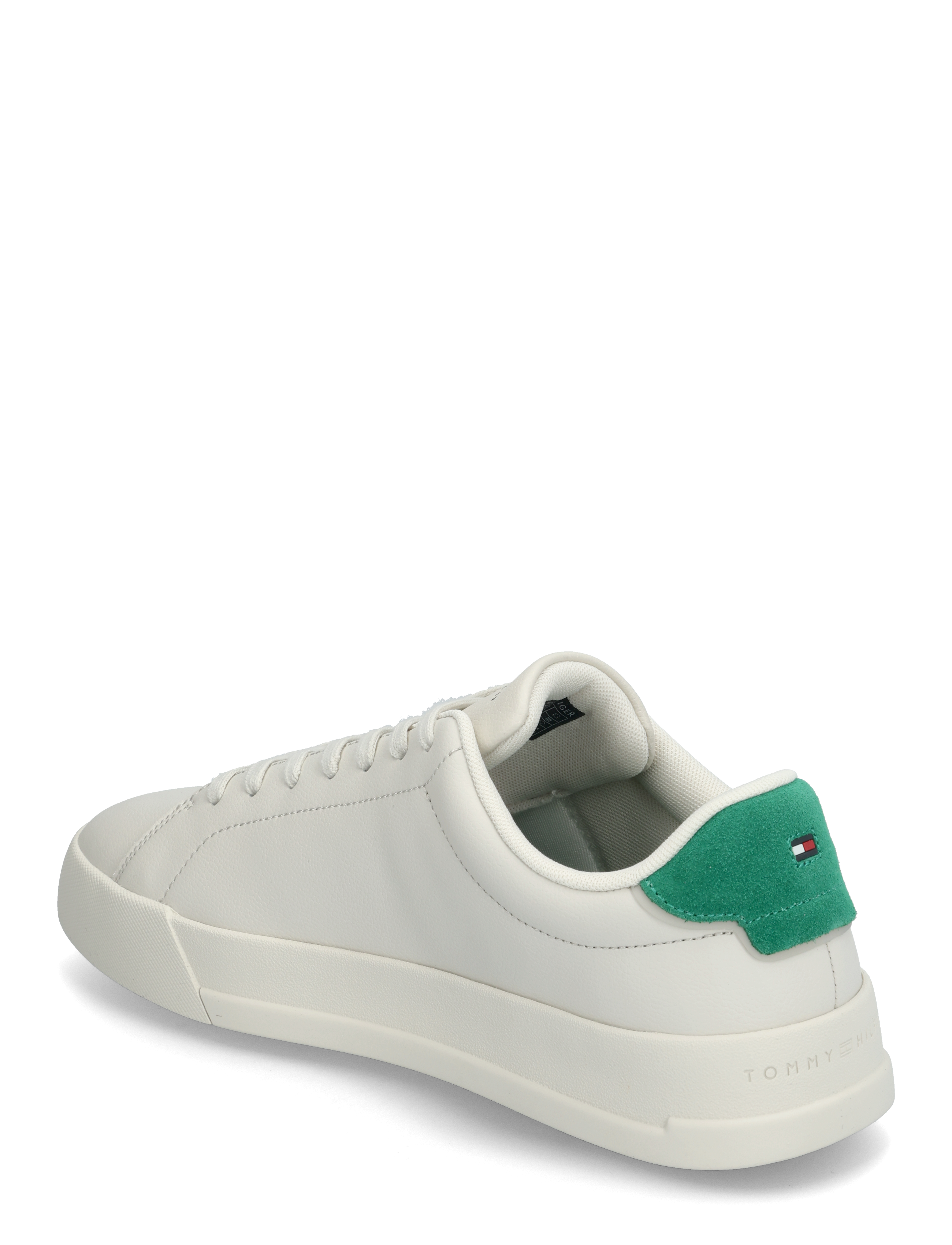 Tommy Hilfiger - TH COURT LTH DETAIL ESS - baskets basses - alabaster - 2