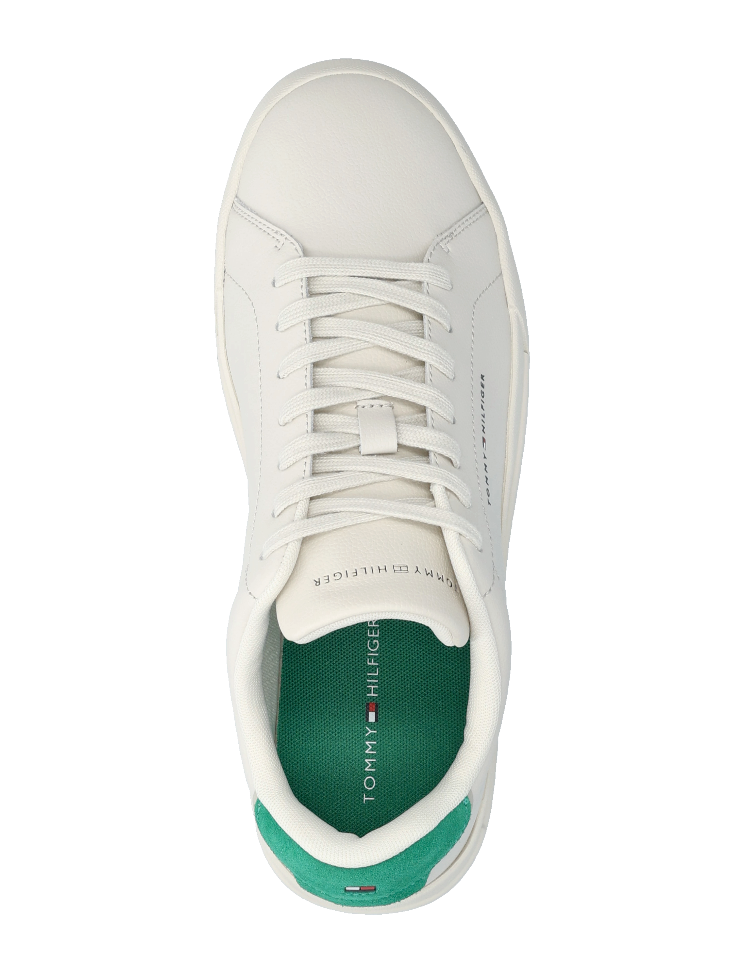 Tommy Hilfiger - TH COURT LTH DETAIL ESS - baskets basses - alabaster - 3