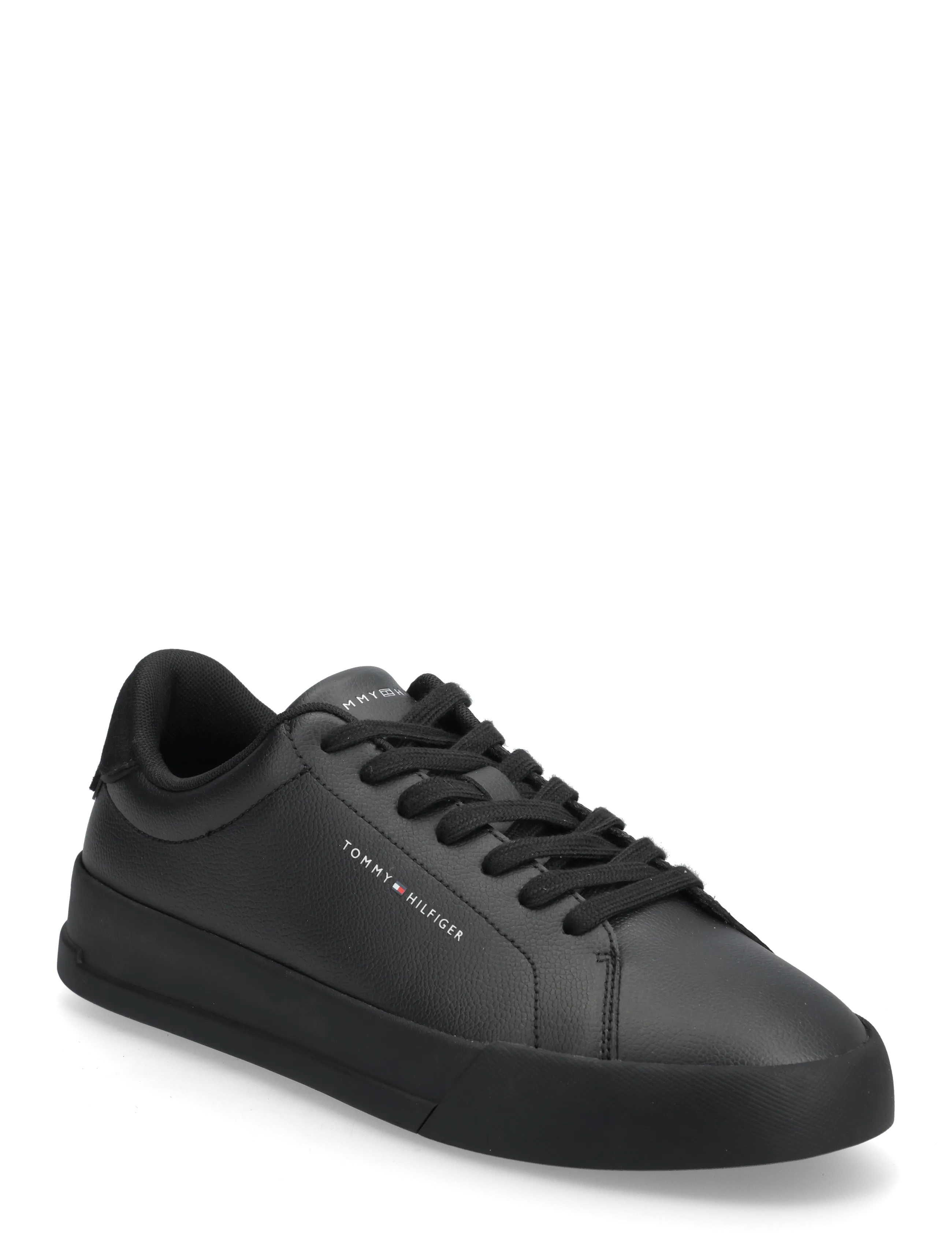 Tommy Hilfiger TH COURT CORE ESS LEATHER - Tommy Hilfiger - BLACK BLACK / black