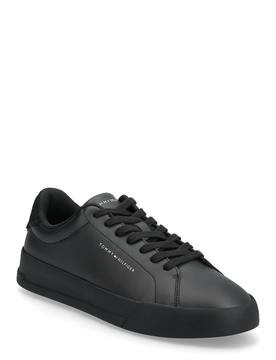 Tommy Hilfiger - TH COURT LTH DETAIL ESS - shop efter anledning - black black - 0