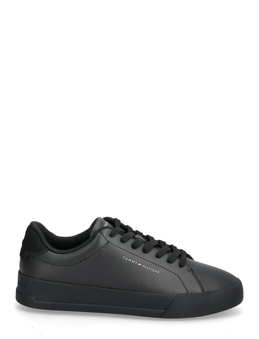 Tommy Hilfiger - TH COURT LTH DETAIL ESS - shop efter anledning - black black - 1