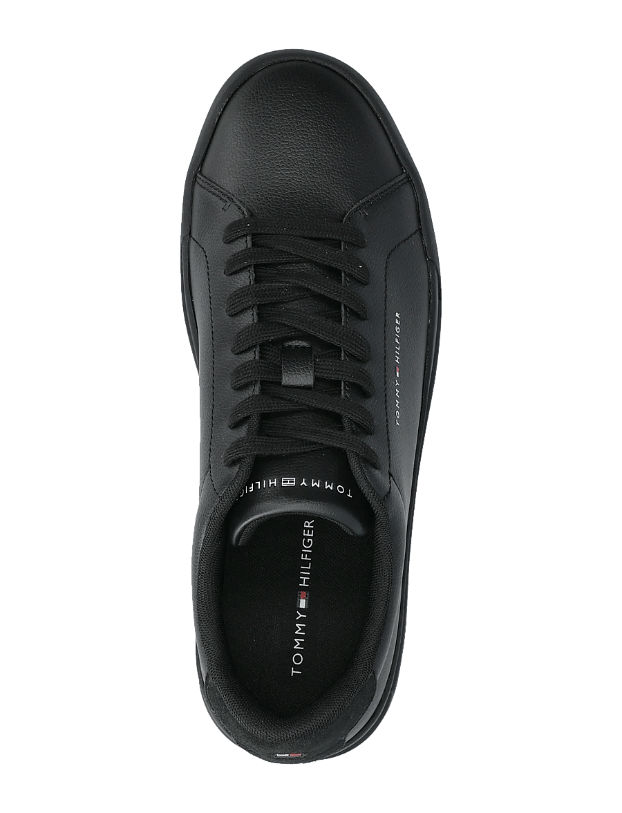 Tommy Hilfiger - TH COURT LTH DETAIL ESS - shop efter anledning - black black - 3