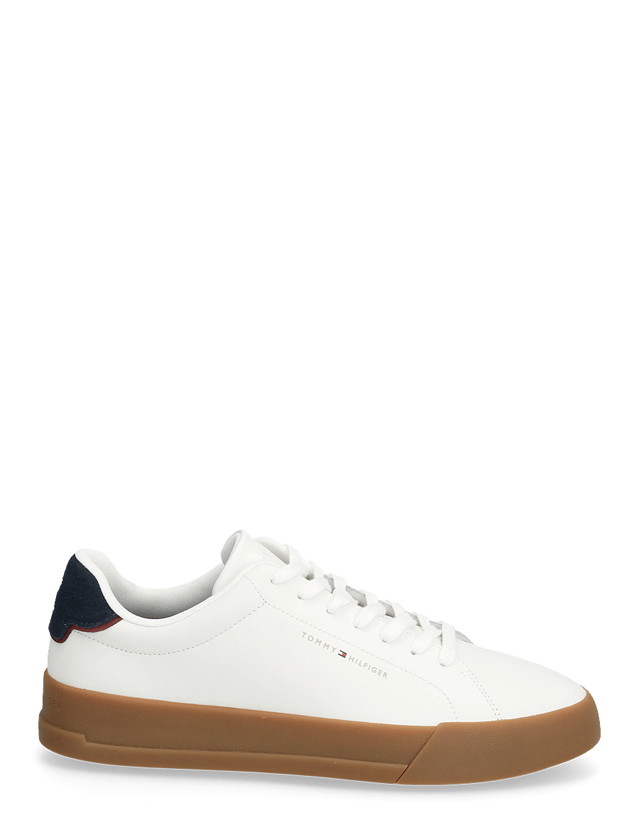 Tommy Hilfiger - TH COURT CORE ESS LEATHER - madala säärega - ecru desert sky - 2