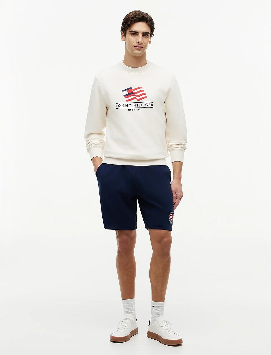 Tommy Hilfiger - TH COURT CORE ESS LEATHER - madala säärega - ecru desert sky - 0