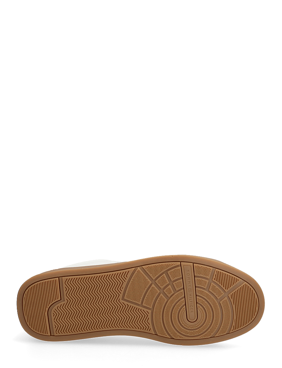 Tommy Hilfiger - TH COURT CORE ESS LEATHER - madala säärega - ecru desert sky - 5