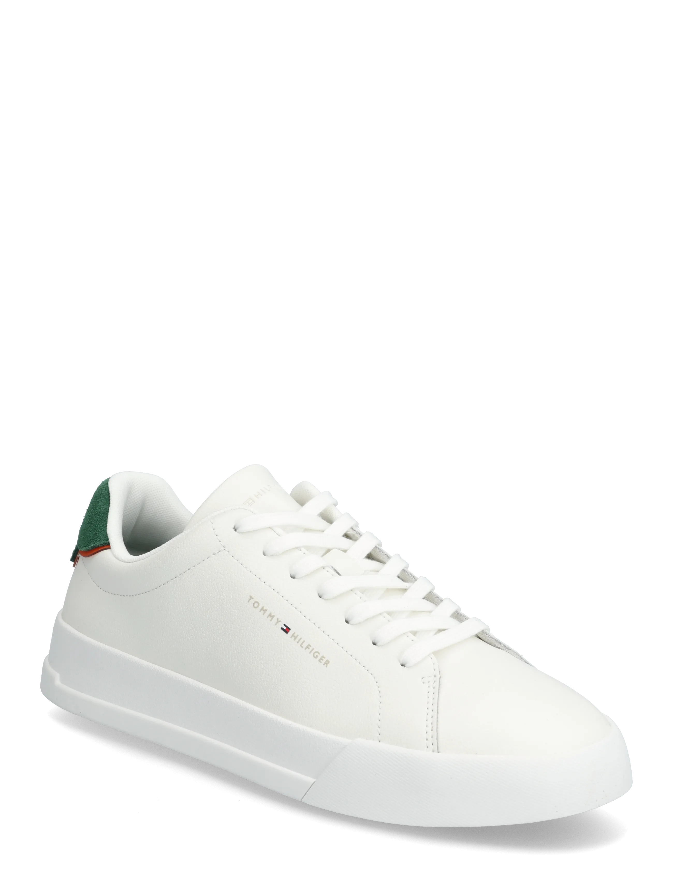 TOMMY HILFIGER Th Court Core Ess Leder Weiß - 45 - Herren
