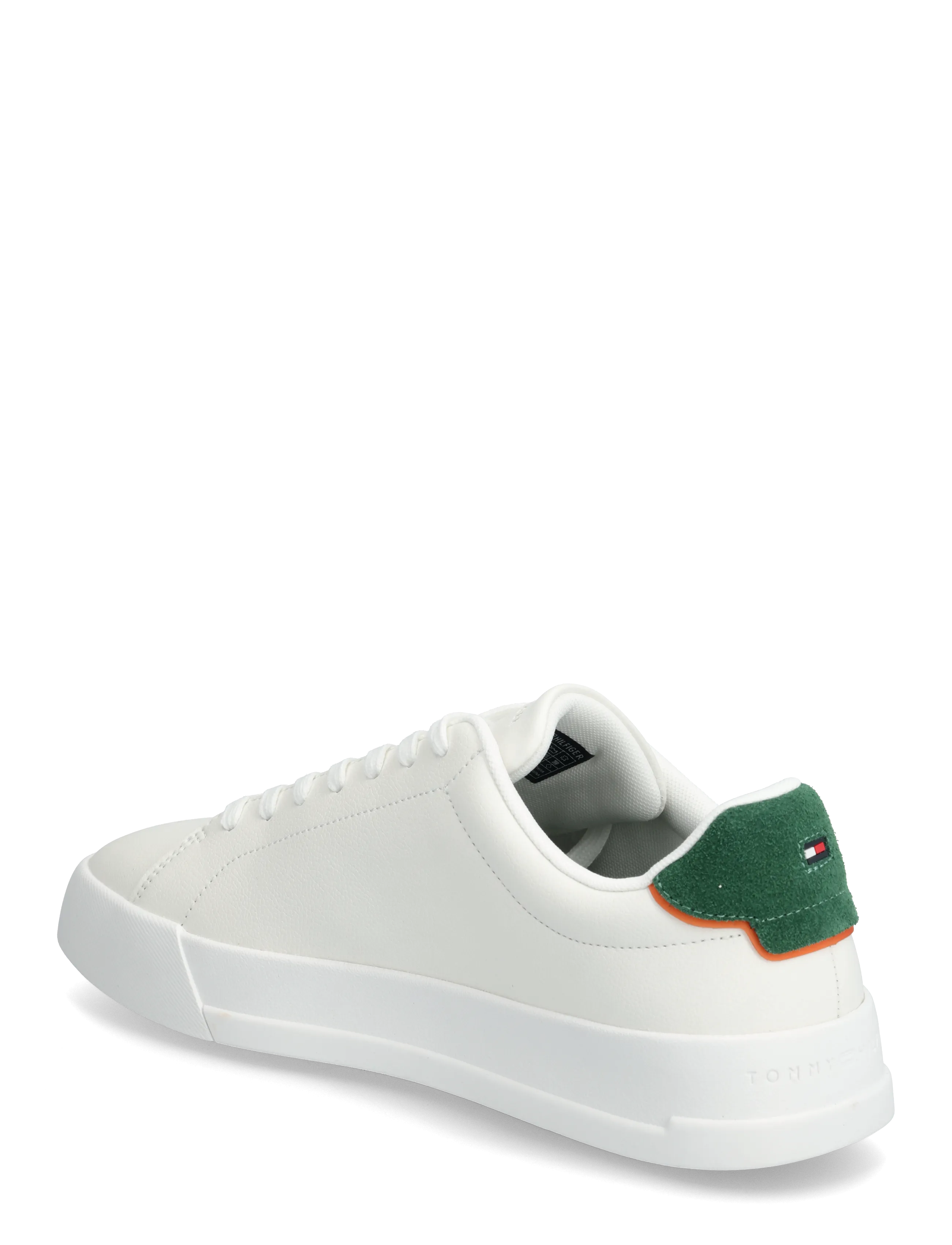 Tommy Hilfiger - TH COURT LTH DETAIL ESS - lave sneakers - ecru street green - 2