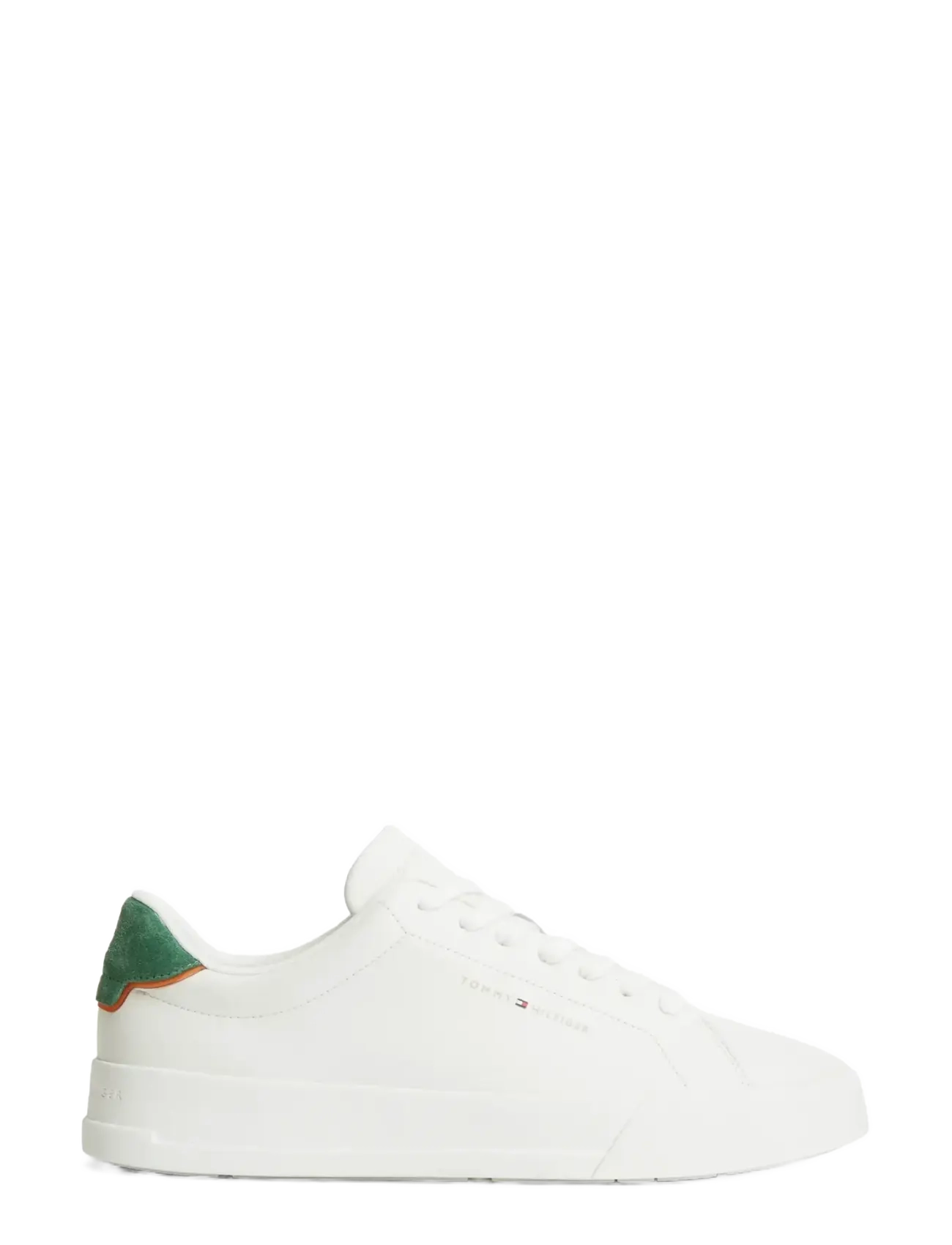 Tommy Hilfiger - TH COURT LTH DETAIL ESS - lave sneakers - ecru street green - 5