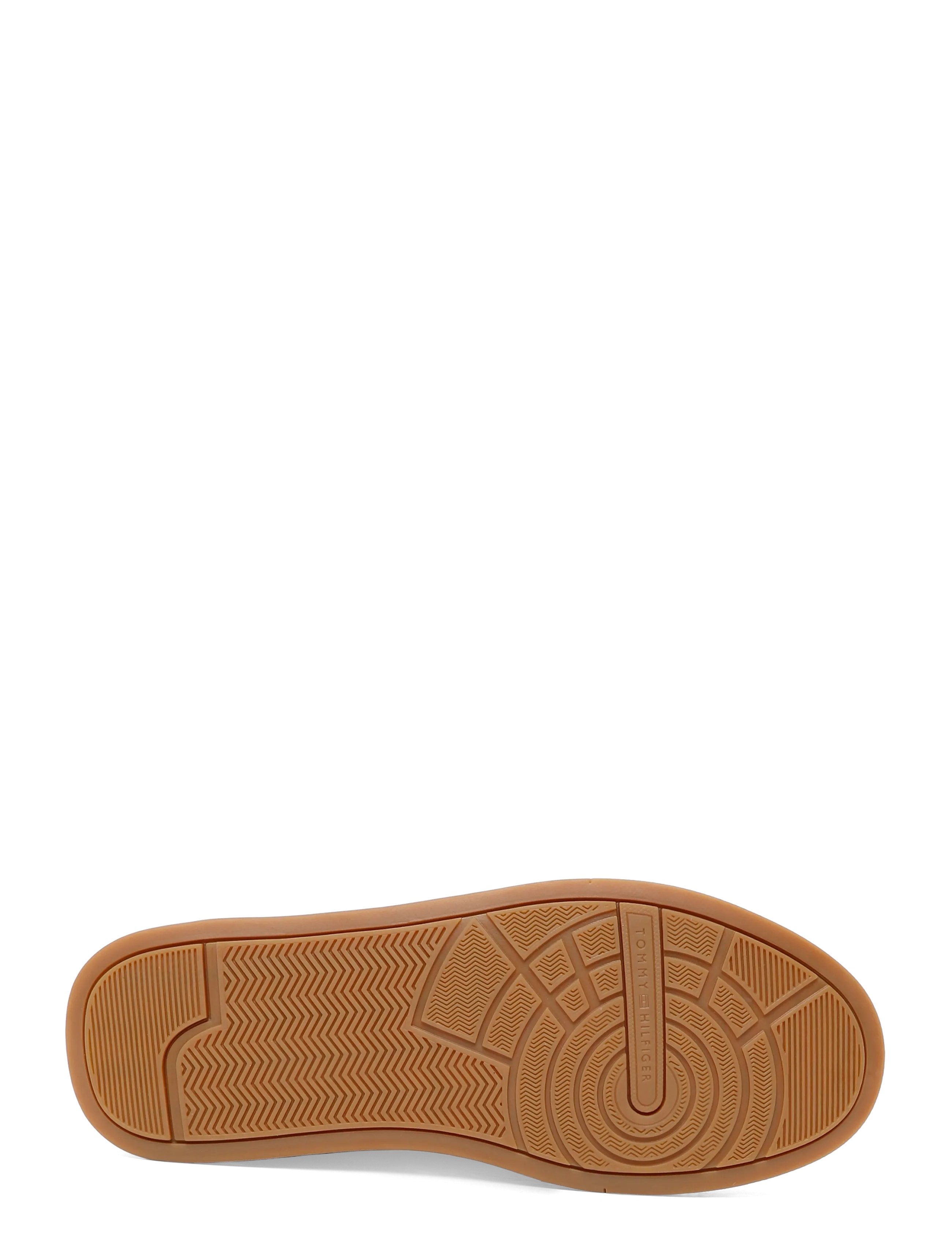 Tommy Hilfiger - TH COURT LTH DETAIL ESS - låga sneakers - ecru yellow mustard - 4
