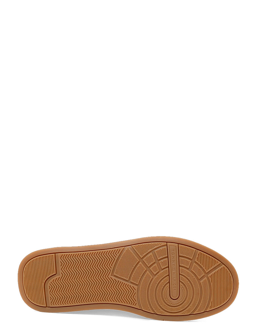 Tommy Hilfiger - Leather Mix Court Sneakers - nach anlass kaufen - ecru yellow mustard - 4