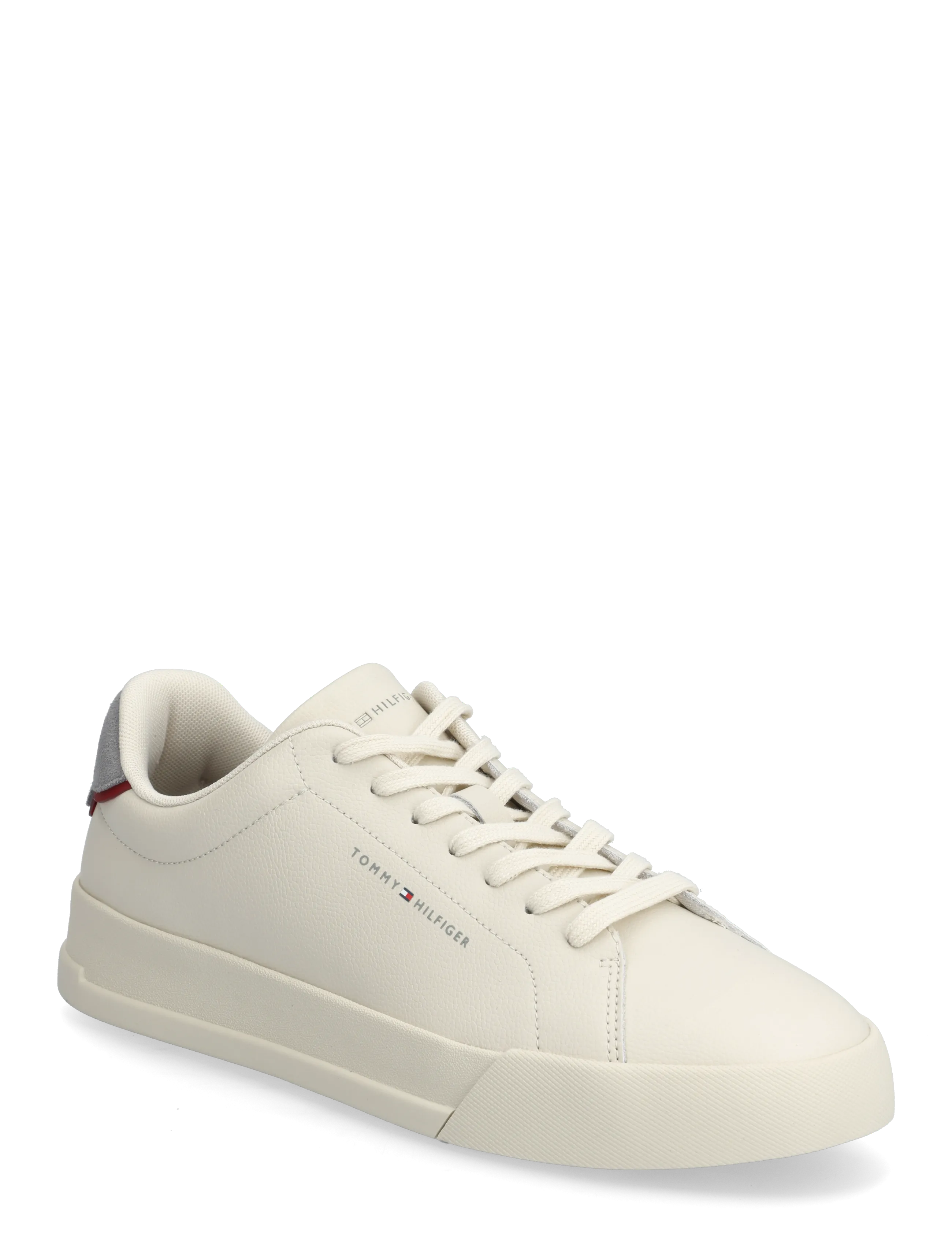 Tommy Hilfiger TH COURT LTH DETAIL ESS - Schuhe - NEW SPRINT/GREY WHISPER / cream