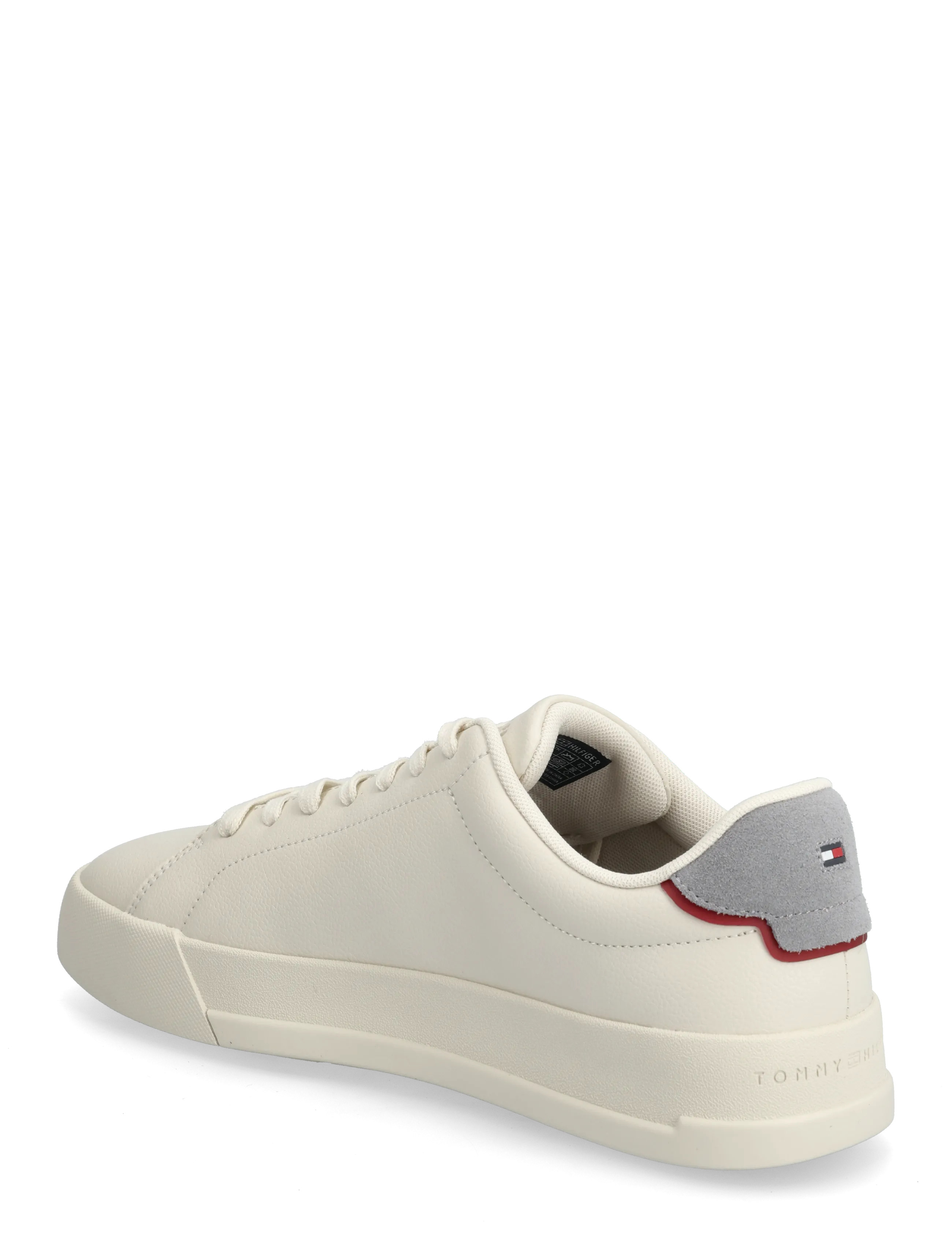 Tommy Hilfiger - TH COURT LTH DETAIL ESS - baskets basses - new sprint/grey whisper - 2