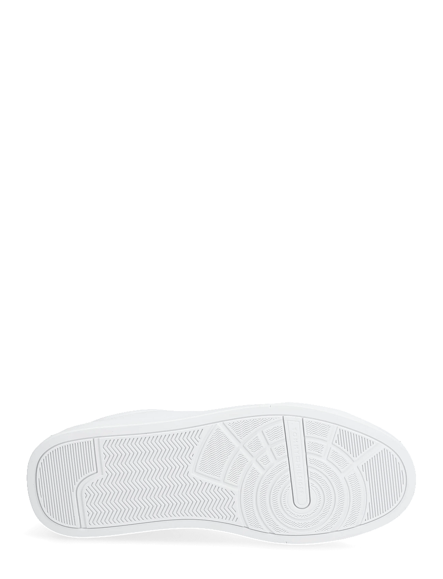 Tommy Hilfiger - TH COURT CORE ESS LEATHER - madala säärega - white coconut groove - 4