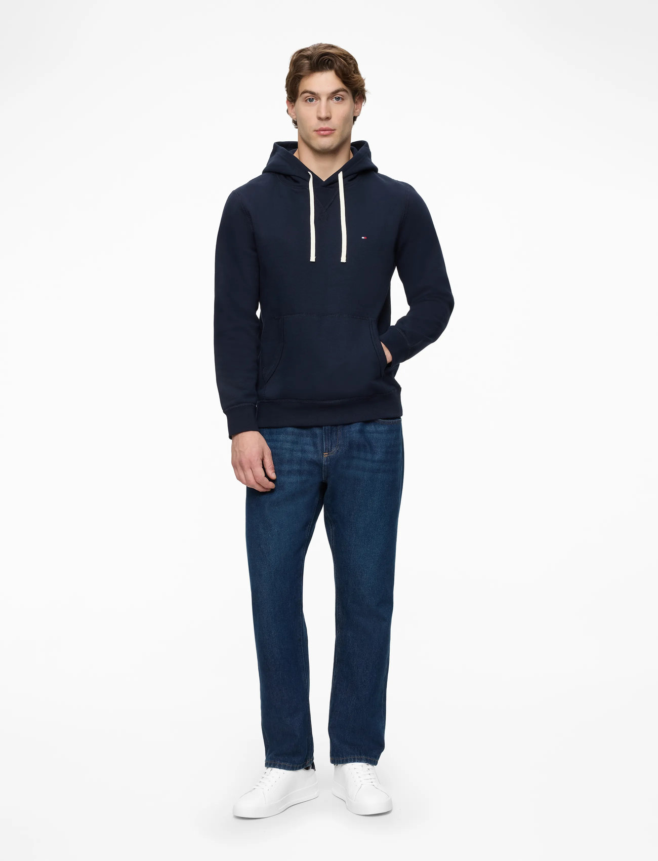 Tommy Hilfiger - TH COURT LTH DETAIL ESS - laag sneakers - white desert sky - 2