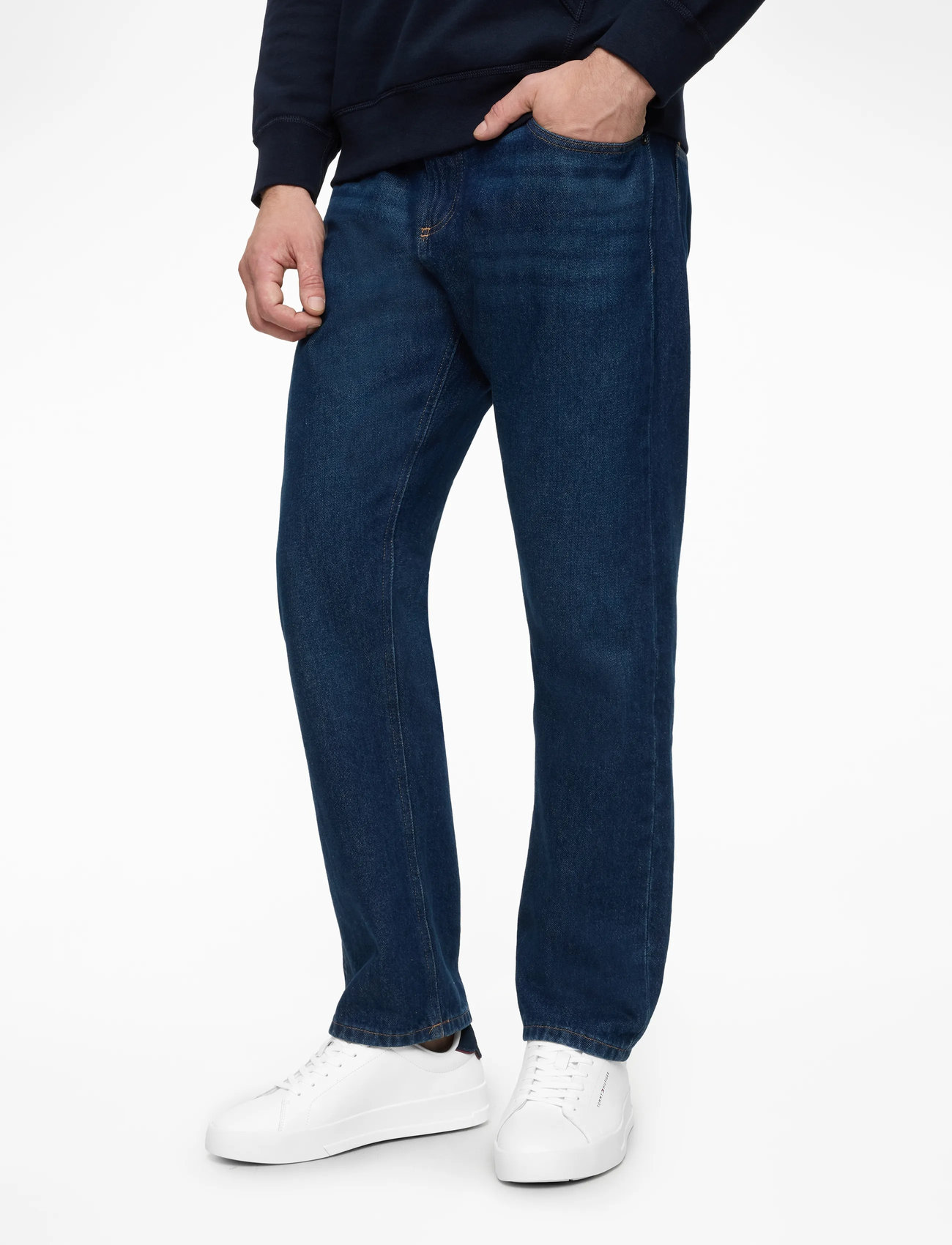 Tommy Hilfiger - TH COURT LTH DETAIL ESS - laag sneakers - white desert sky - 3