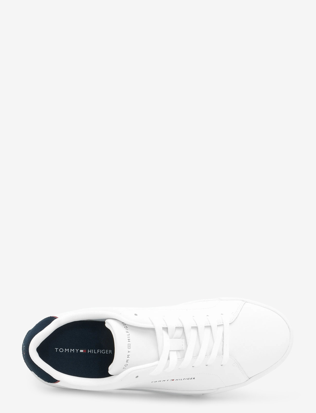 Tommy Hilfiger - TH COURT LTH DETAIL ESS - laag sneakers - white desert sky - 4