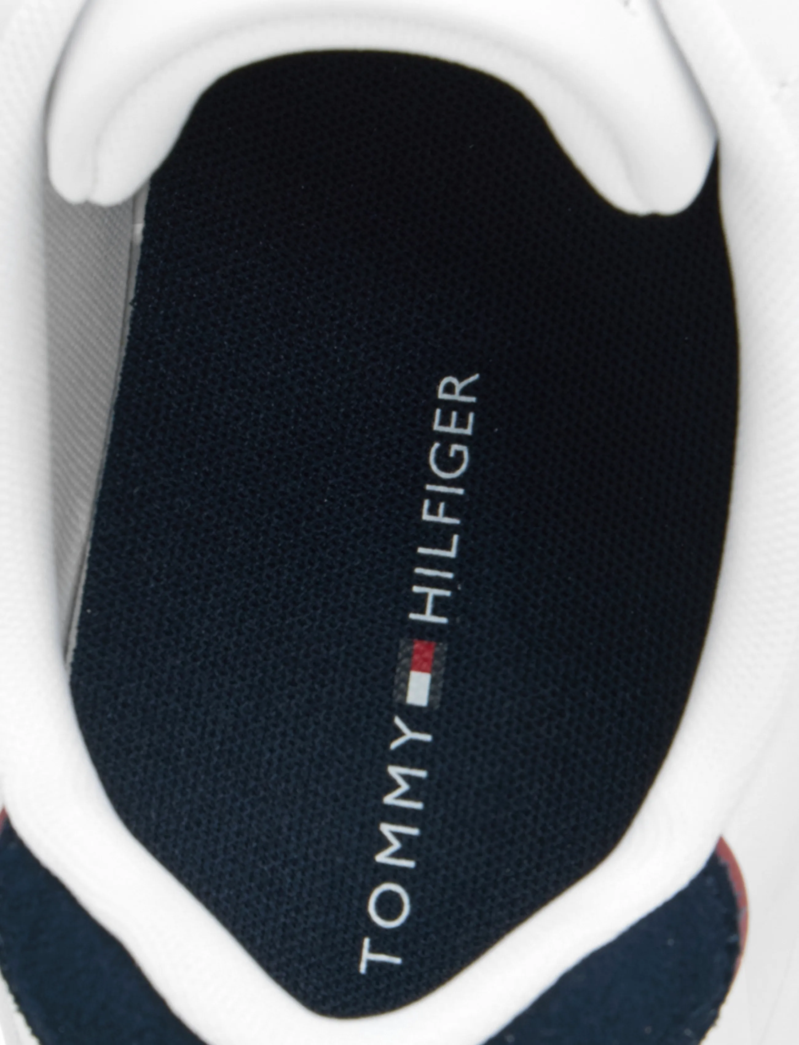 Tommy Hilfiger - TH COURT LTH DETAIL ESS - baskets basses - white navy blue - 5
