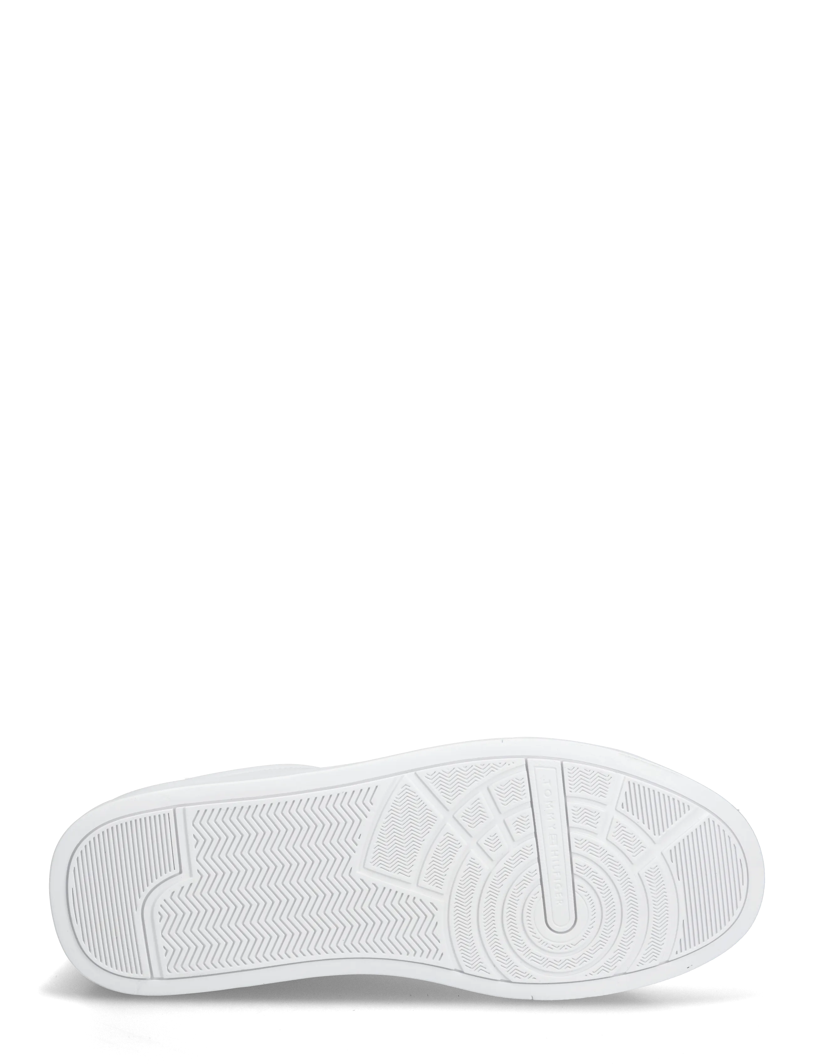 Tommy Hilfiger - TH COURT LTH DETAIL ESS - low tops - white universal grey - 4