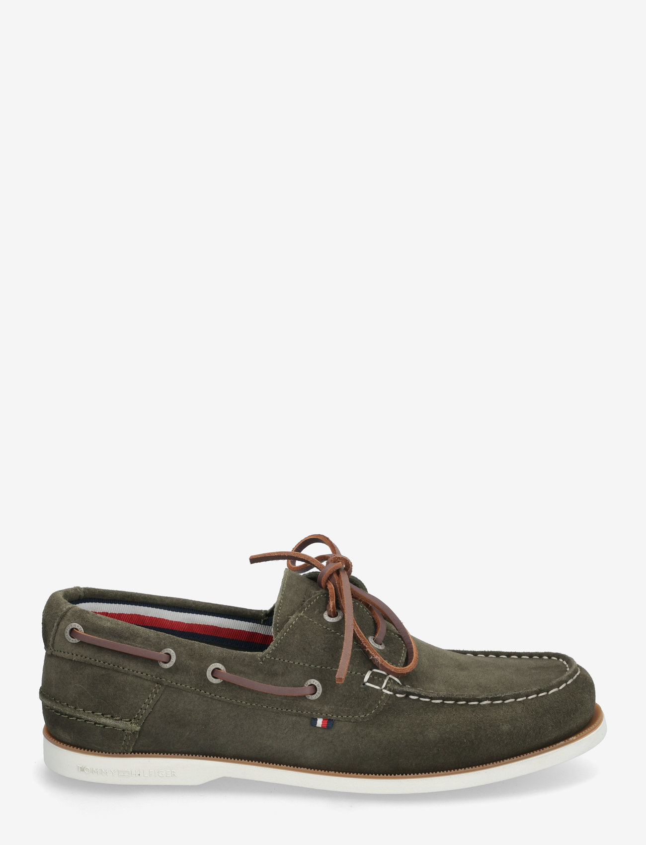Tommy Hilfiger - TH BOAT SHOE CORE SUEDE - nach anlass kaufen - army green - 1