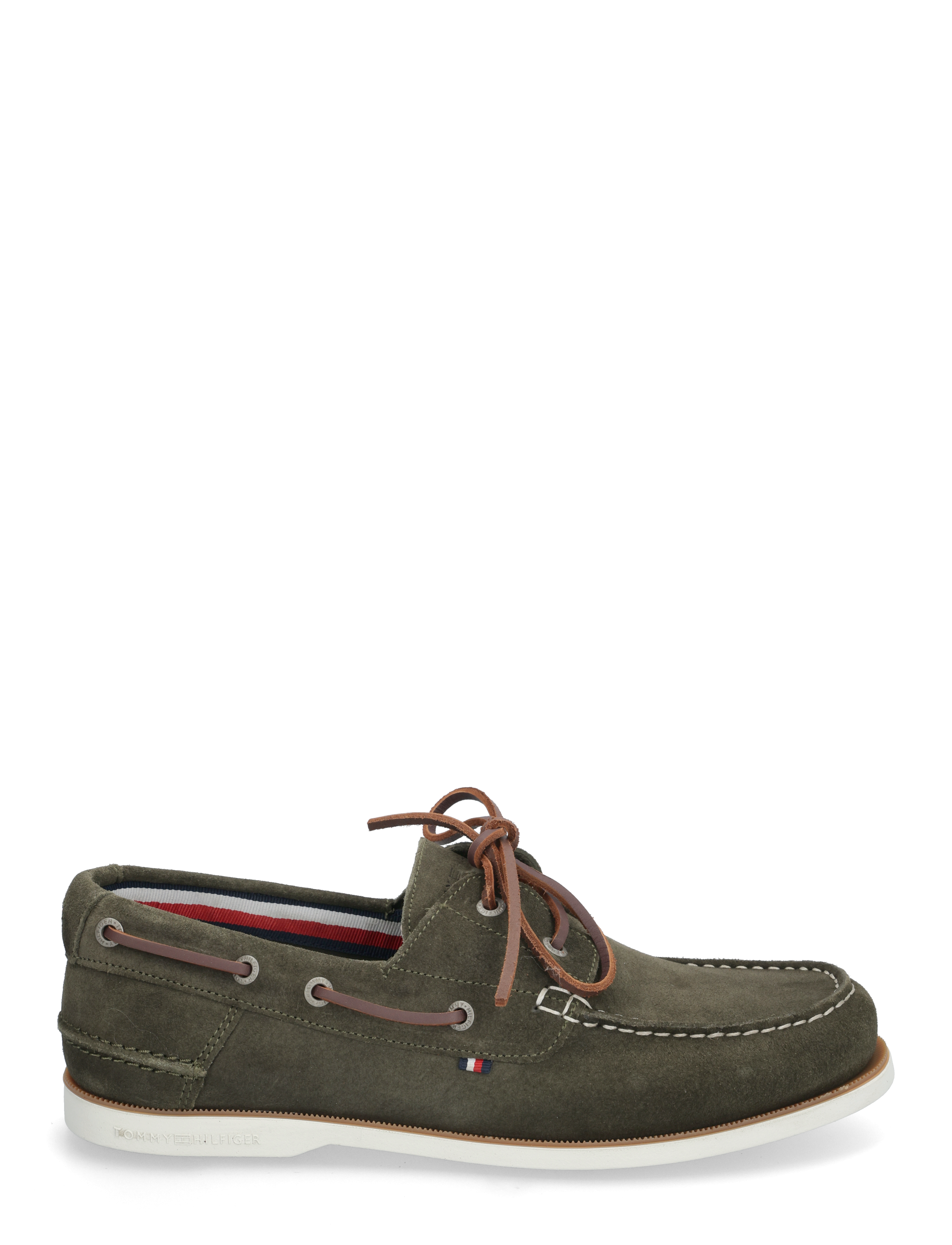 Tommy Hilfiger - TH BOAT SHOE CORE SUEDE - shop efter anledning - army green - 1