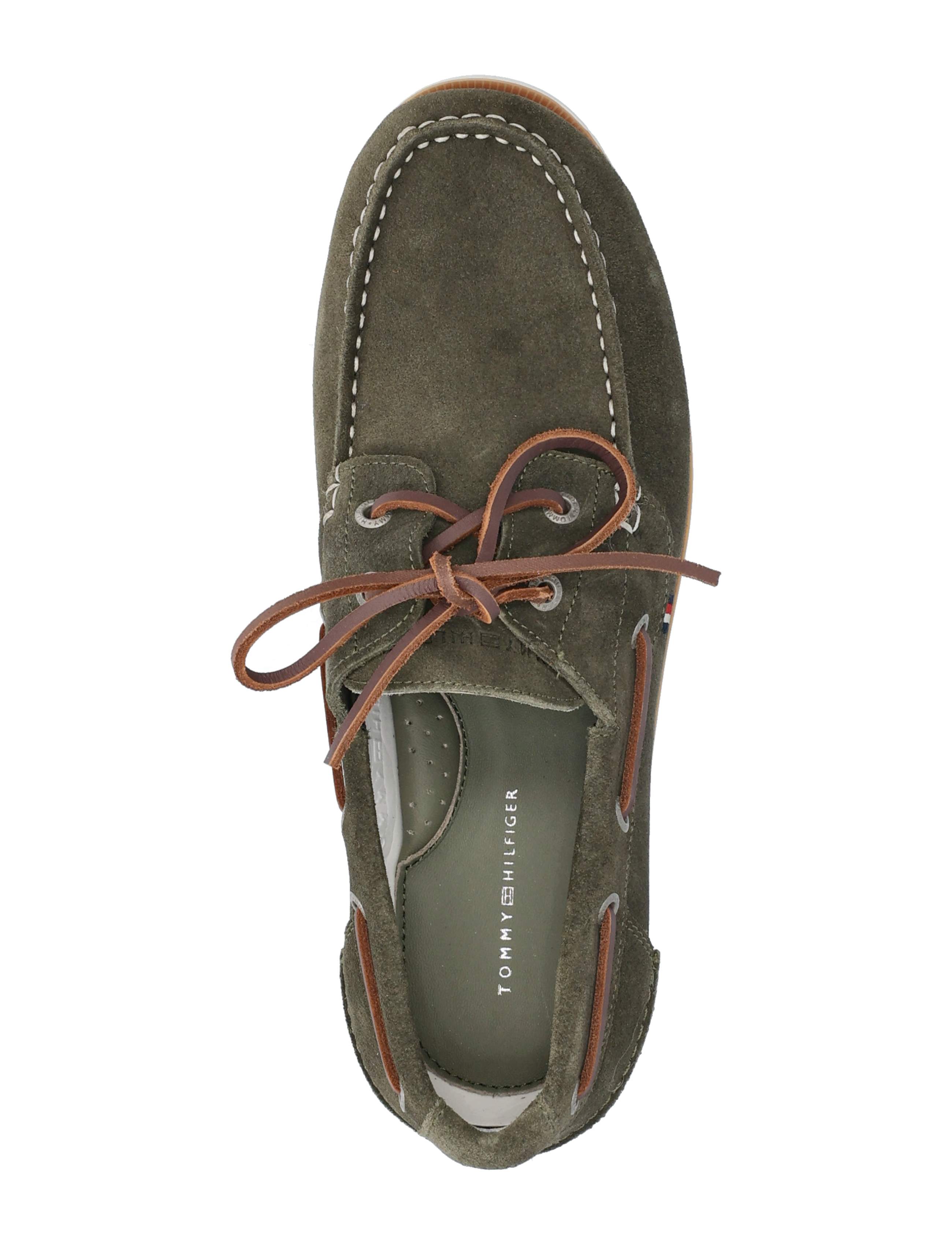 Tommy Hilfiger - TH BOAT SHOE CORE SUEDE - shop efter anledning - army green - 3