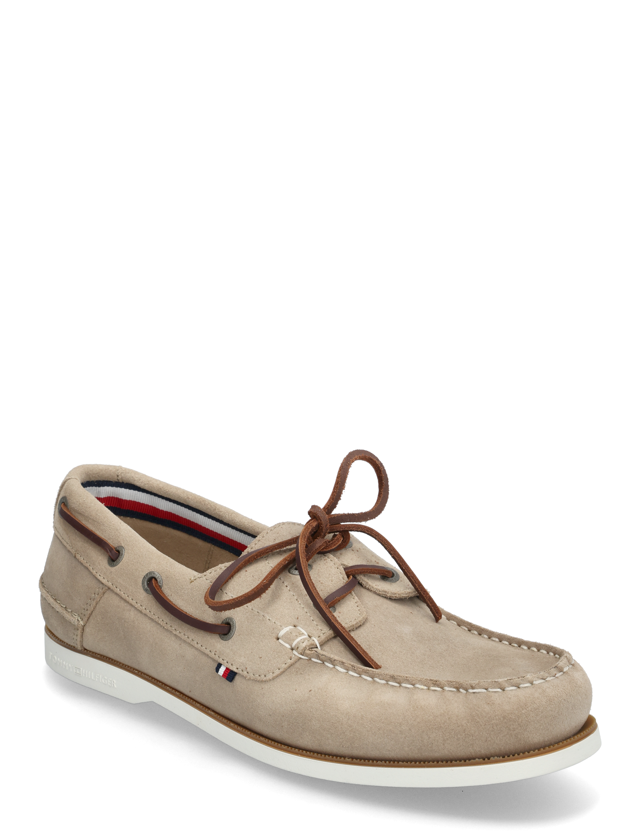 Tommy Hilfiger TH BOAT SHOE CORE SUEDE - Boat shoes - BEIGE / beige