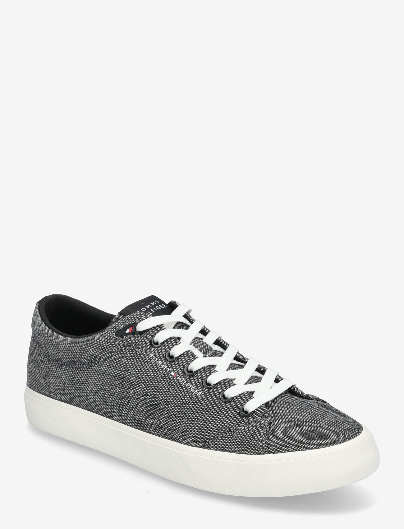 Tommy Hilfiger - TH HI VULC LOW CORE CHAMBRAY - niedriger schnitt - black - 0