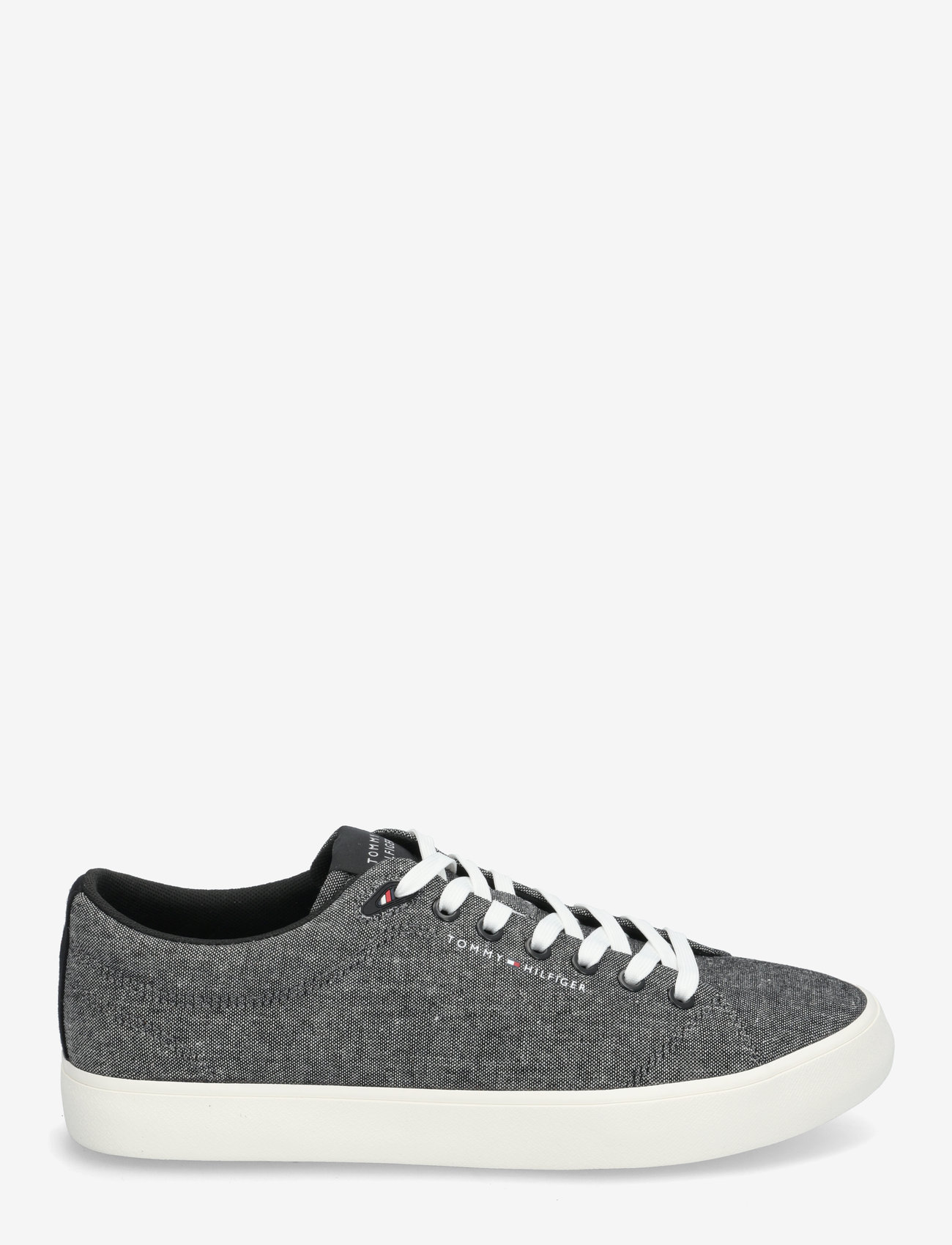 Tommy Hilfiger - TH HI VULC LOW CORE CHAMBRAY - niedriger schnitt - black - 1