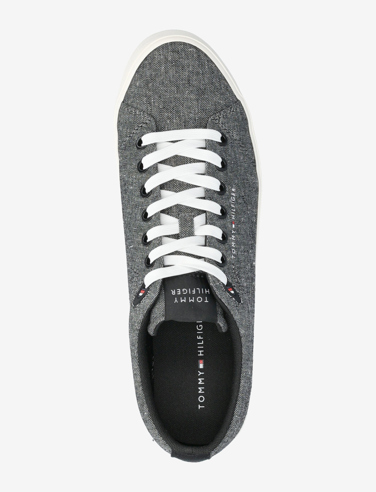 Tommy Hilfiger - TH HI VULC LOW CORE CHAMBRAY - niedriger schnitt - black - 3