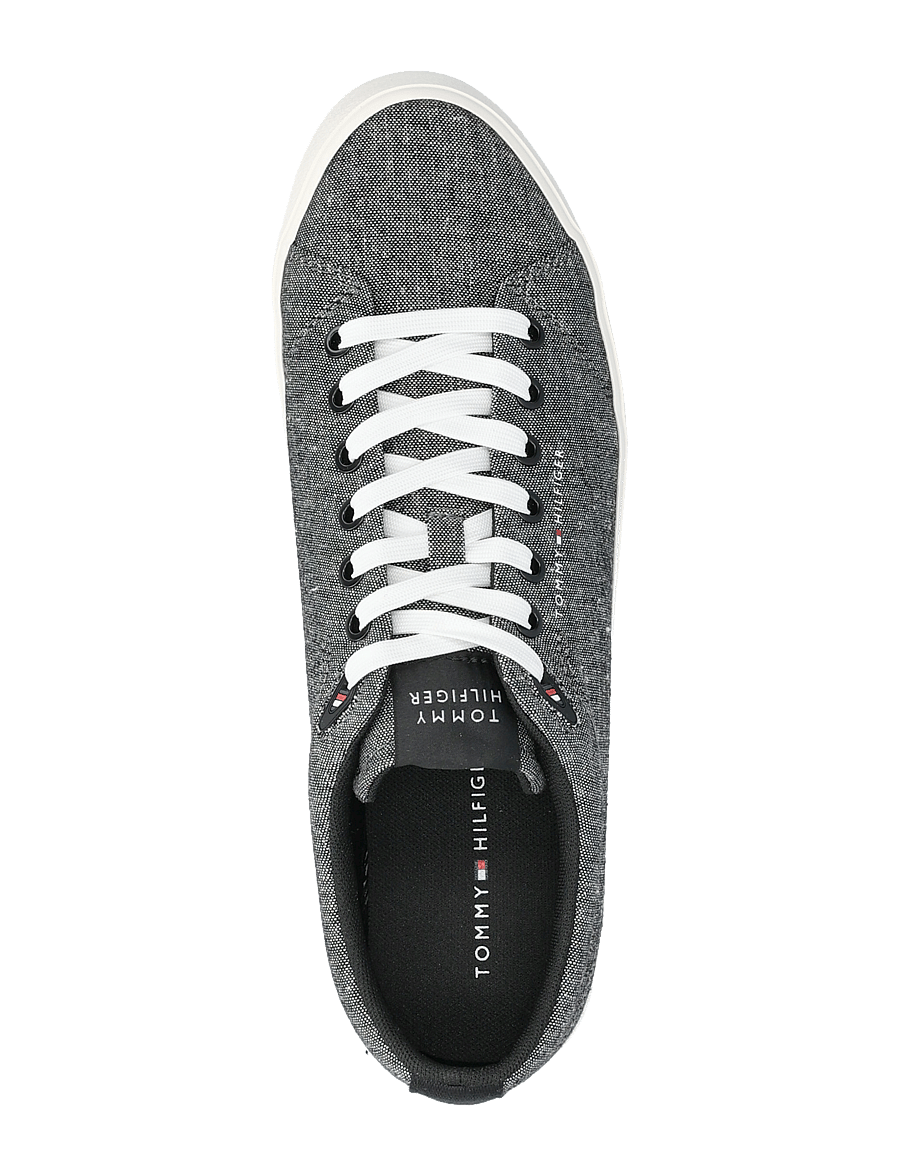 Tommy Hilfiger - TH HI VULC LOW CORE CHAMBRAY - nach anlass kaufen - black - 3