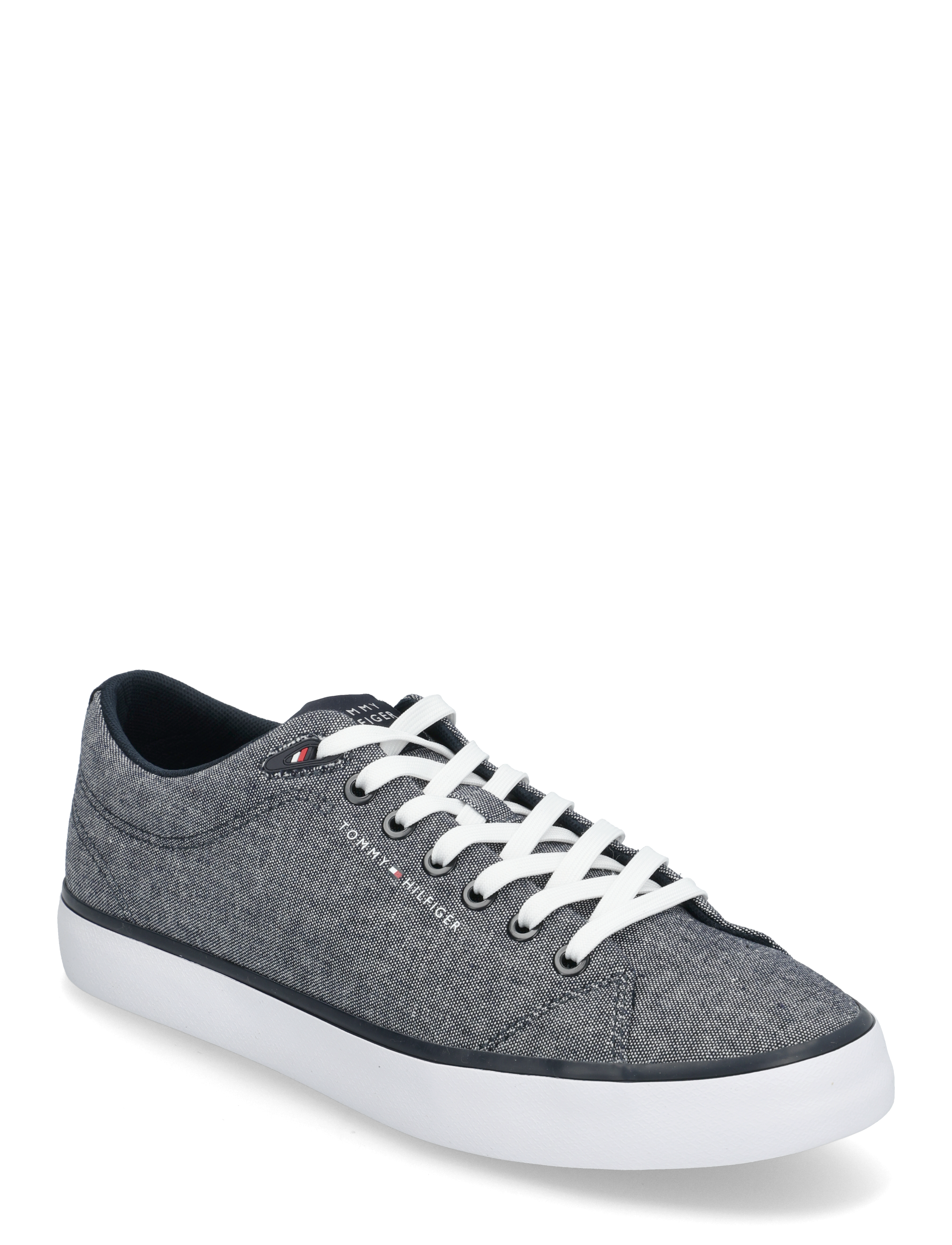 Tommy Hilfiger TH HI VULC LOW CORE CHAMBRAY - Tommy Hilfiger - DESERT SKY / navy