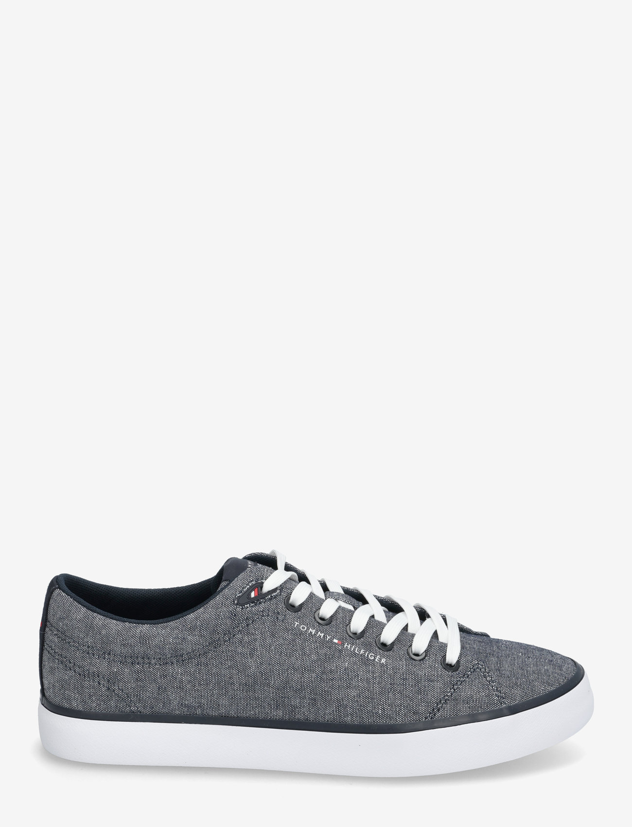 Tommy Hilfiger - TH HI VULC LOW CORE CHAMBRAY - niedriger schnitt - desert sky - 1